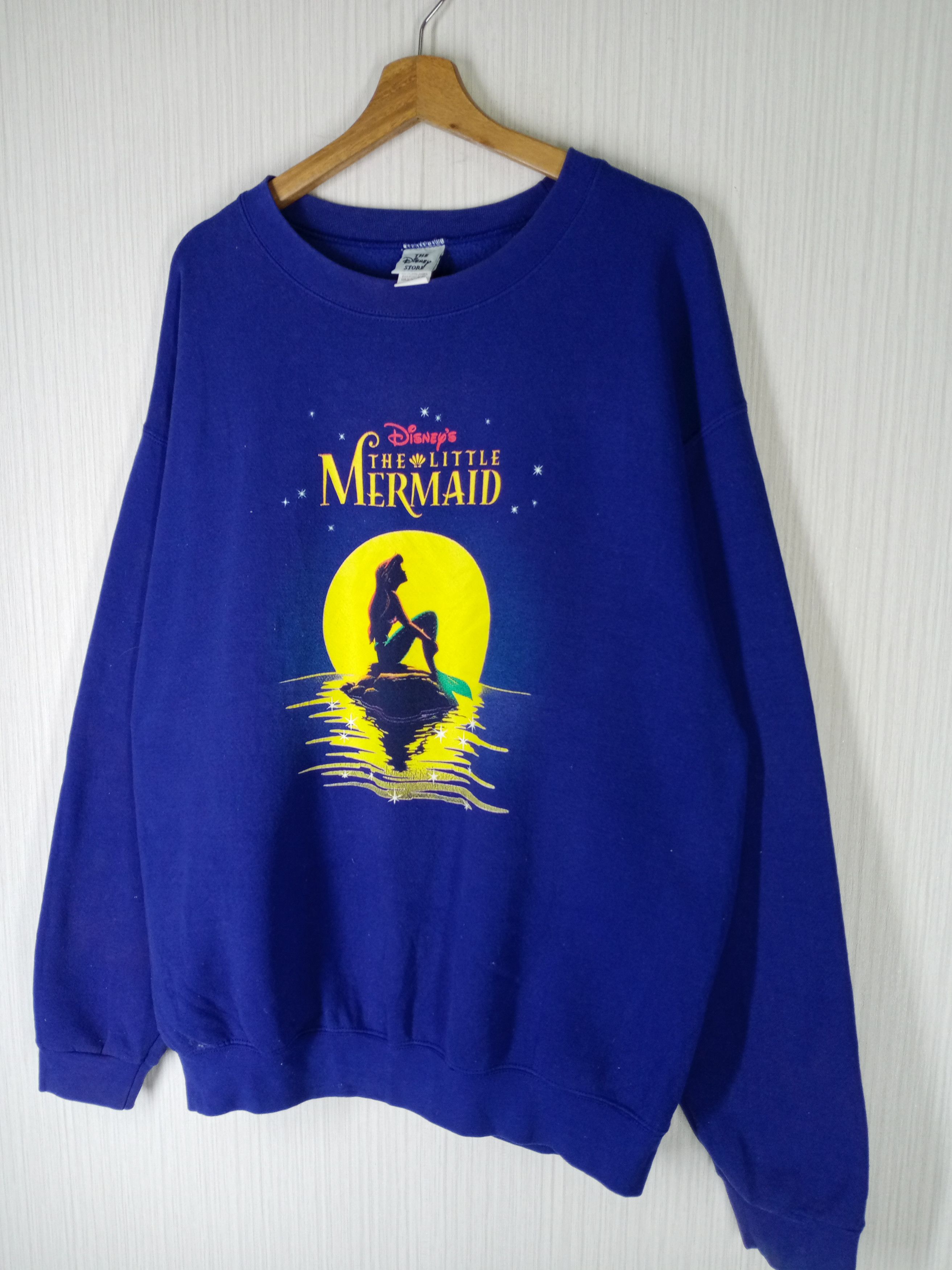 Disney Rare Vintage 90s Disney The Little Mermaid Sweatshirt Size US XL / EU 56 / 4 - 1 Thumbnail
