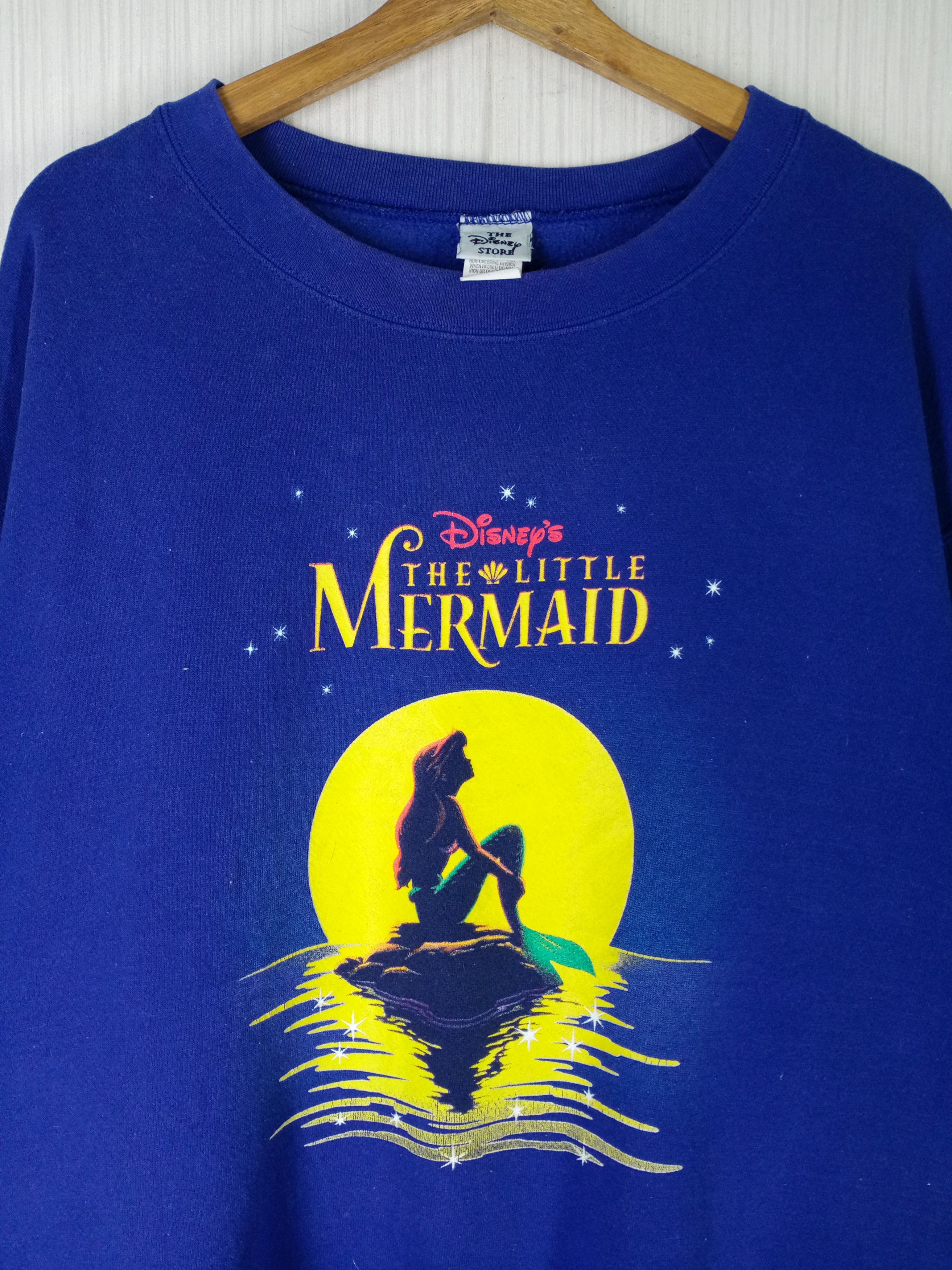 Disney Rare Vintage 90s Disney The Little Mermaid Sweatshirt Size US XL / EU 56 / 4 - 7 Thumbnail