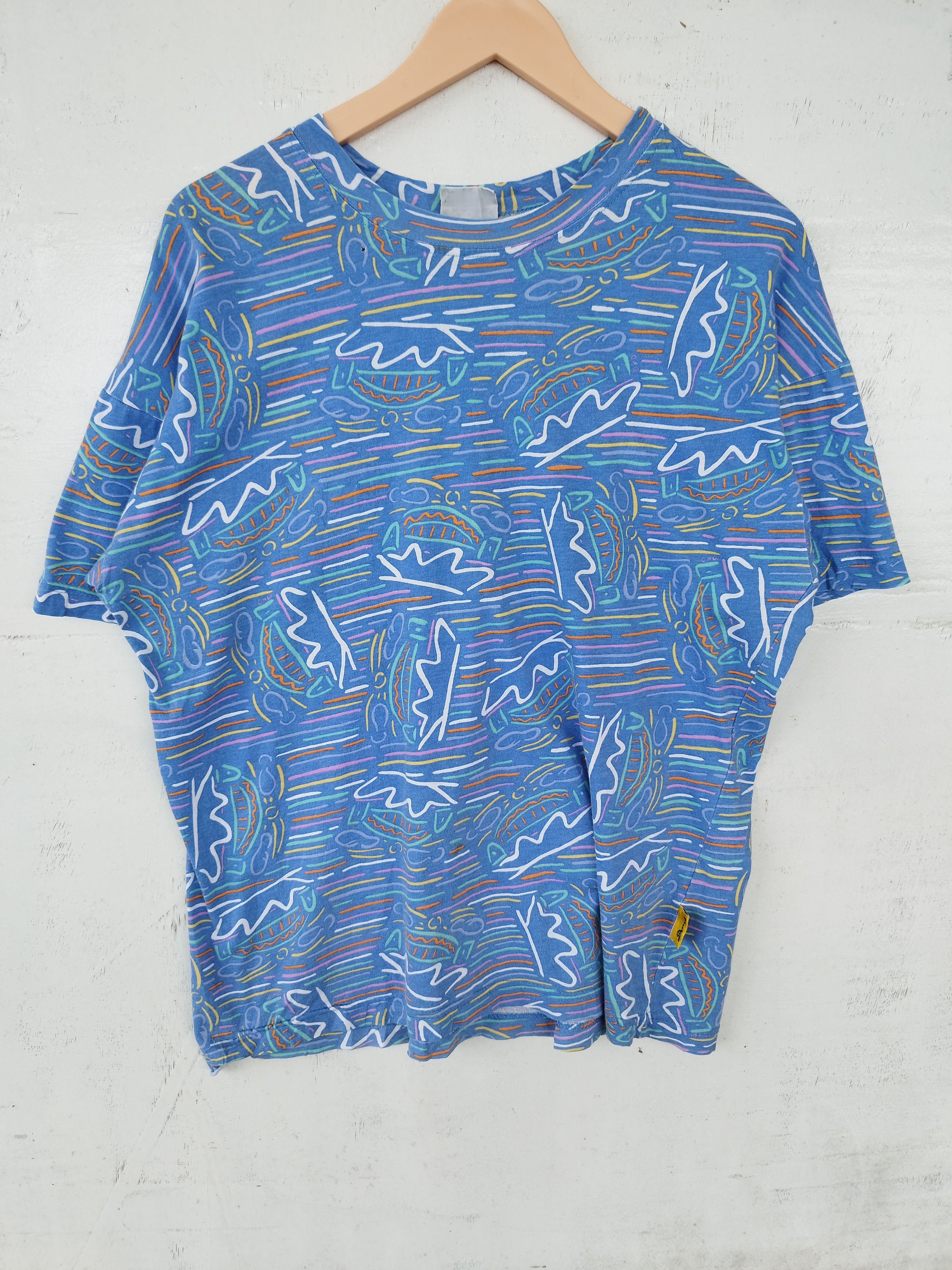 Vintage 🔥 Vintage Ken Done t shirt full print Size US S / EU 44-46 / 1 - 1 Thumbnail