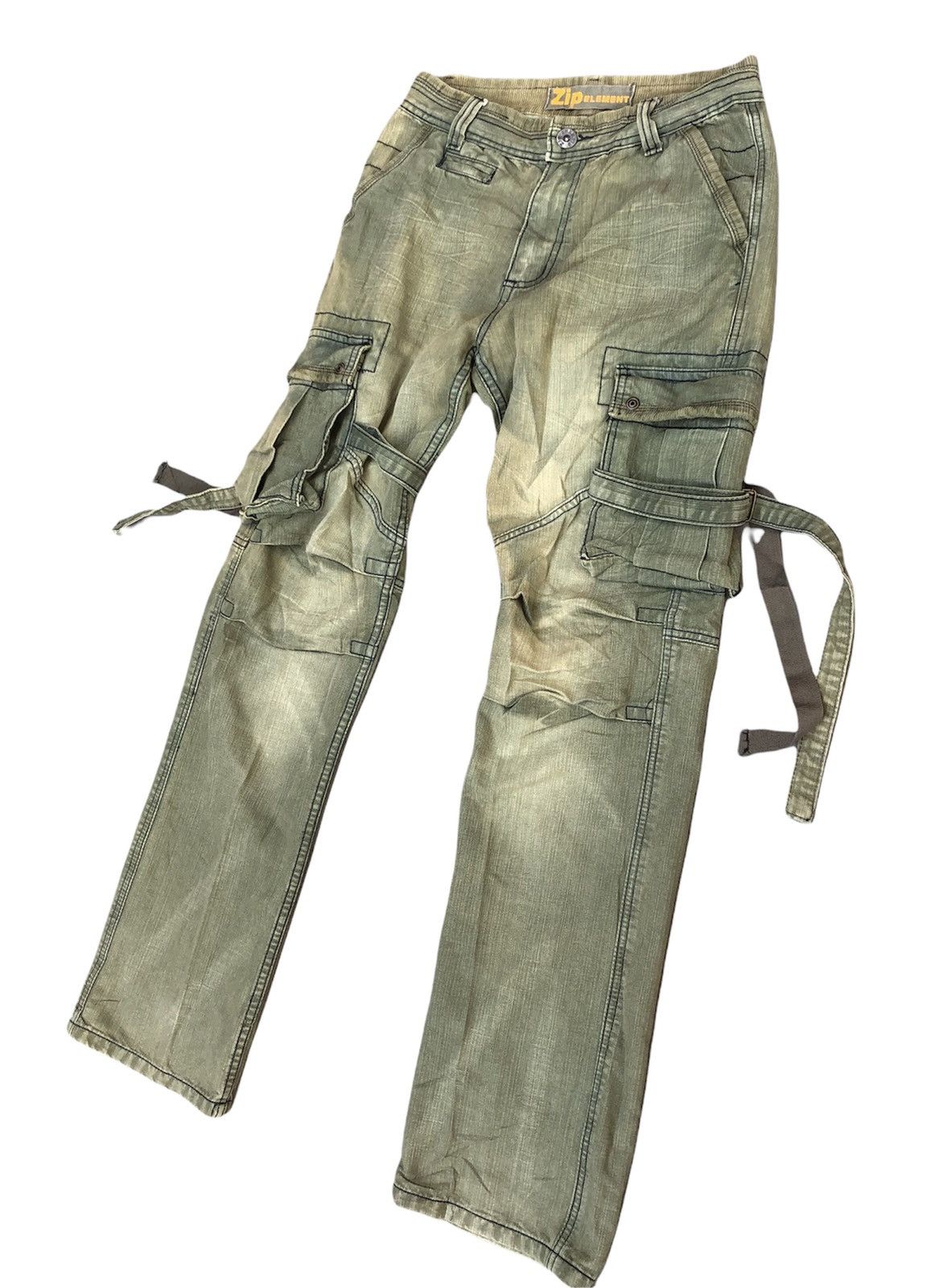 Element × Japanese Brand Zip Element Military Bondage Tactical Cargo Pants Size US 30 / EU 46 - 4 Thumbnail