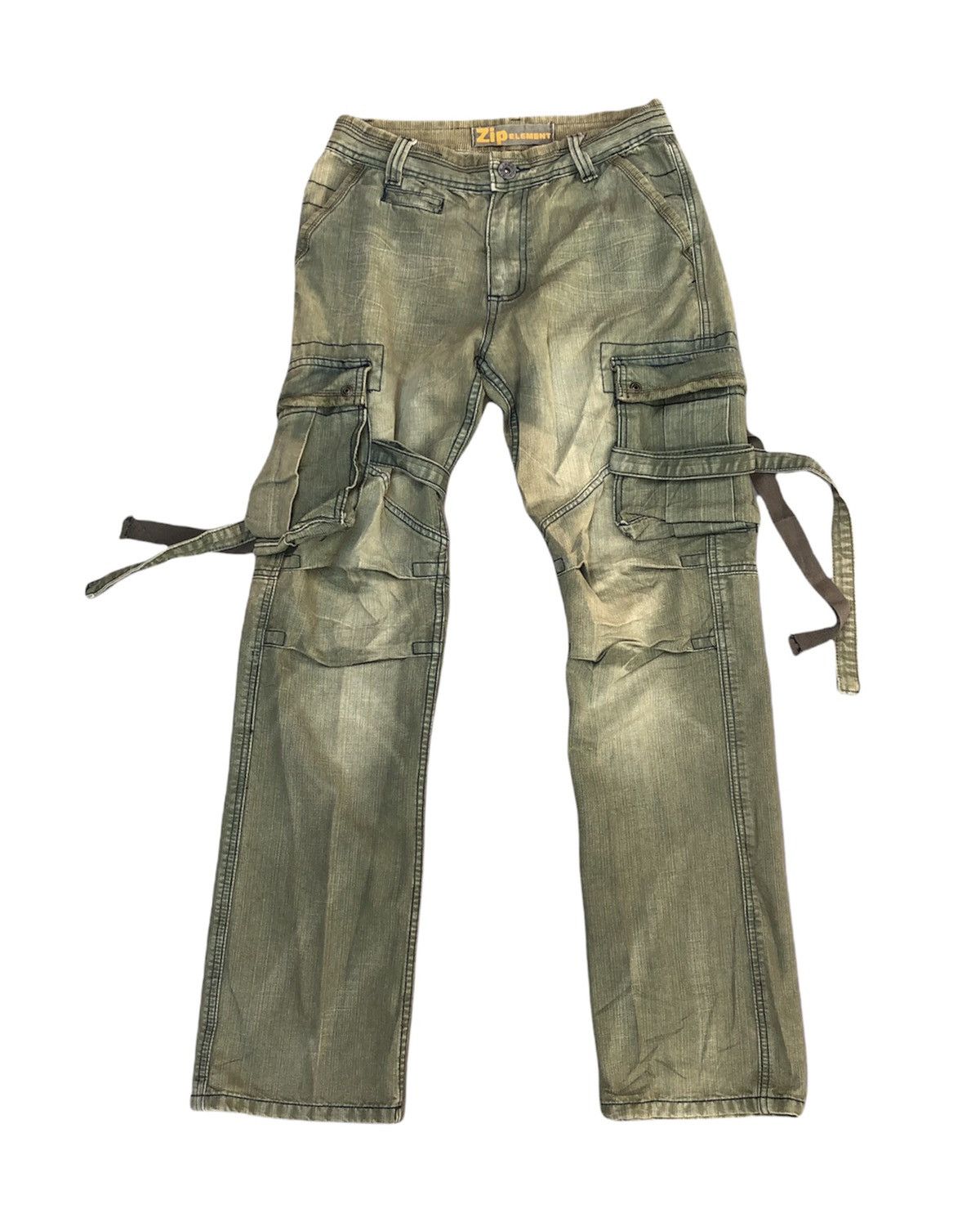 Element × Japanese Brand Zip Element Military Bondage Tactical Cargo Pants Size US 30 / EU 46 - 1 Thumbnail