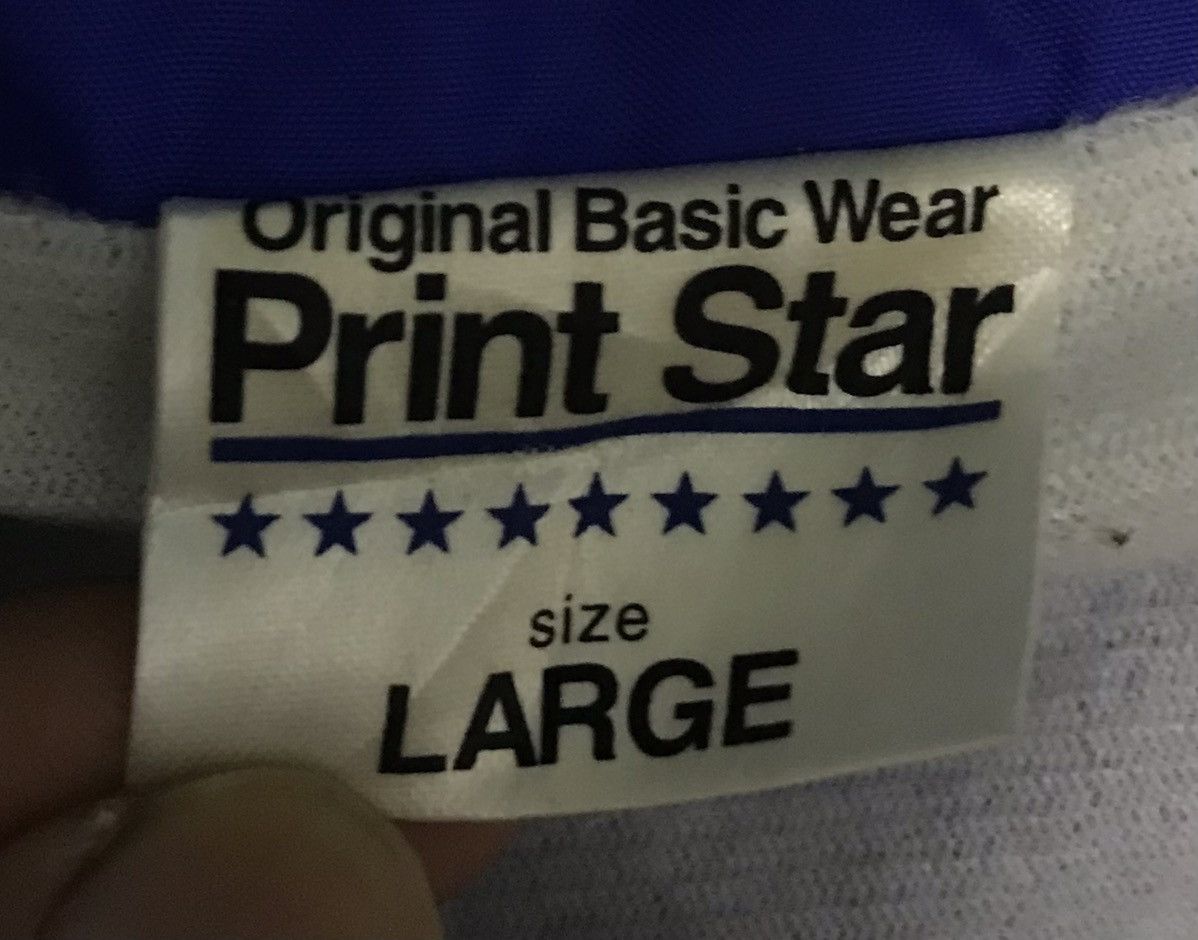Japanese Brand ORIGINAL BASIC WEAR PRINT STAR JACKET Size US L / EU 52-54 / 3 - 10 Thumbnail