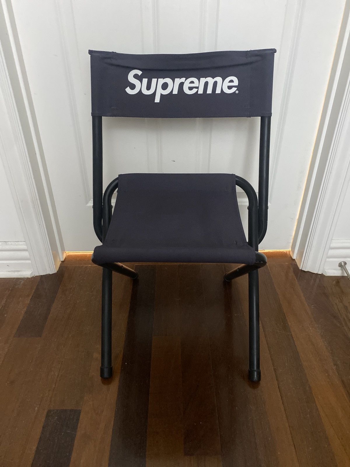 image of S/s15 Supreme X Coleman Portable Folding Chair in Black, Men's