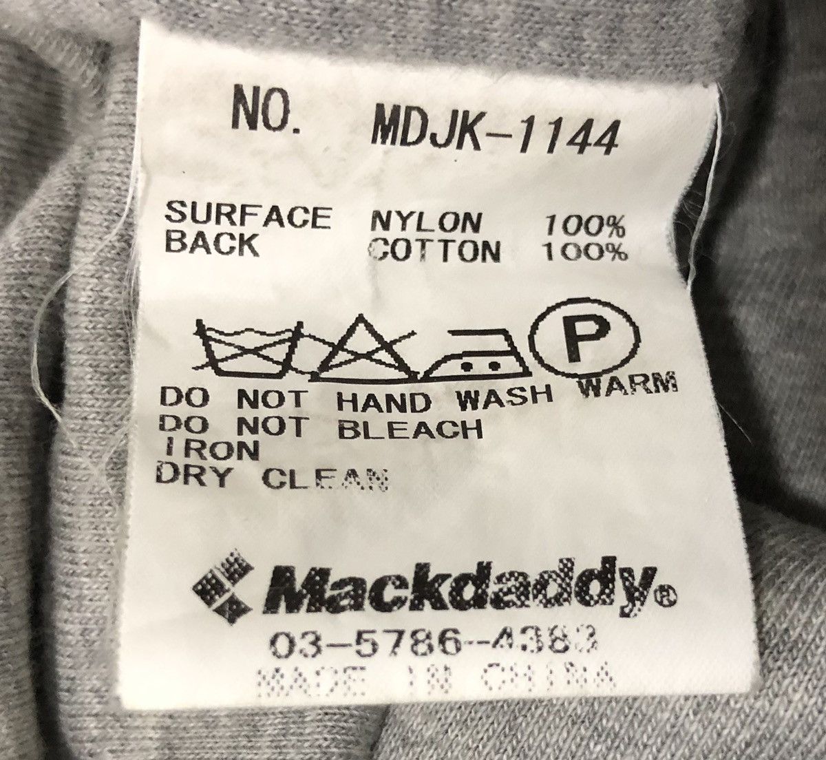 Japanese Brand × Vintage MACKDADDY BRAND JACKET HOODIE Size US L / EU 52-54 / 3 - 11 Thumbnail