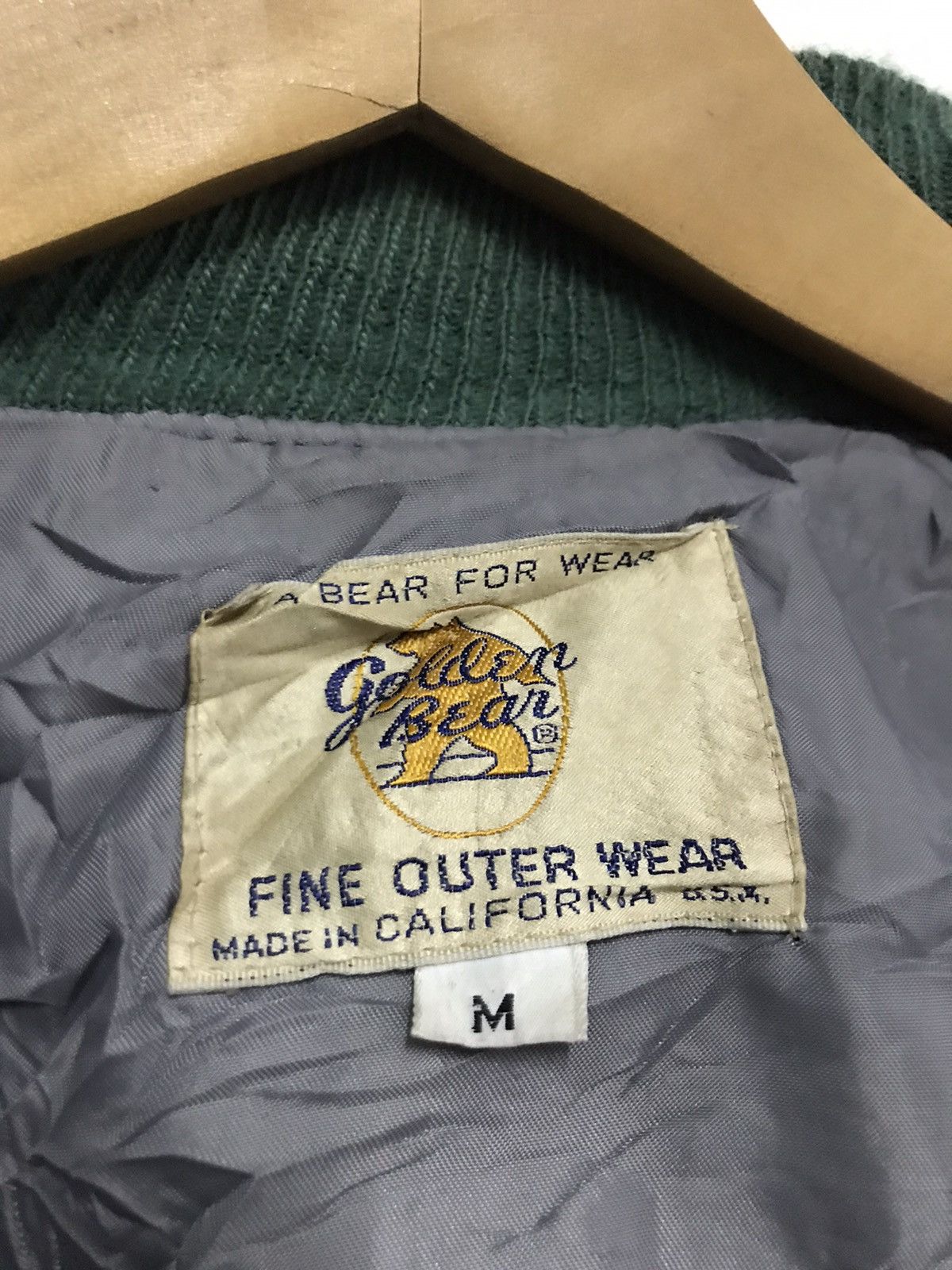 Golden Bear Pickup !! Vintage Golden bear Varsity jacket Size US M / EU 48-50 / 2 - 2 Thumbnail
