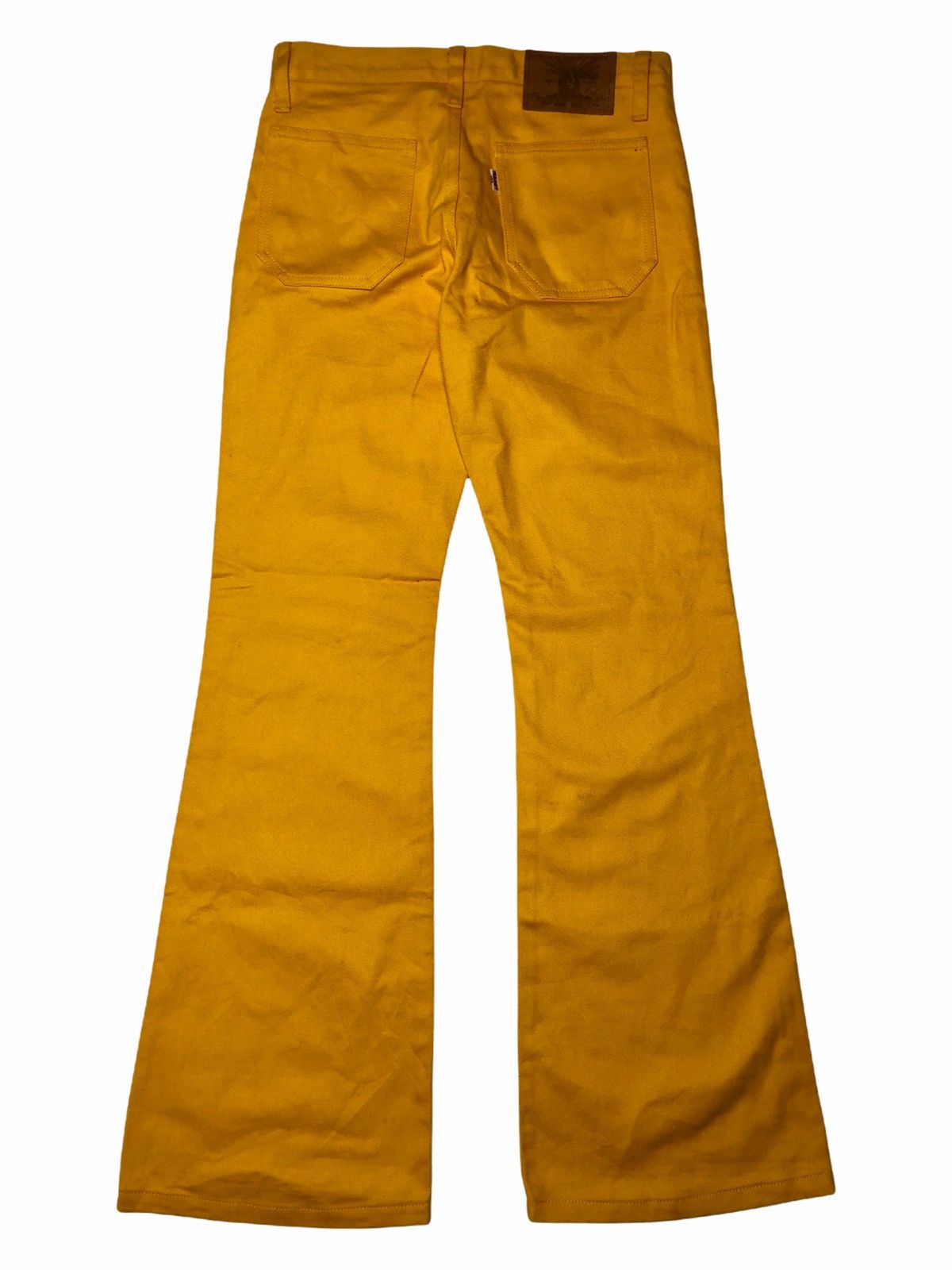 Hysteric Glamour 1990s Ozone Community - Yellow Flared Denim Pants Size US 29 - 5 Thumbnail