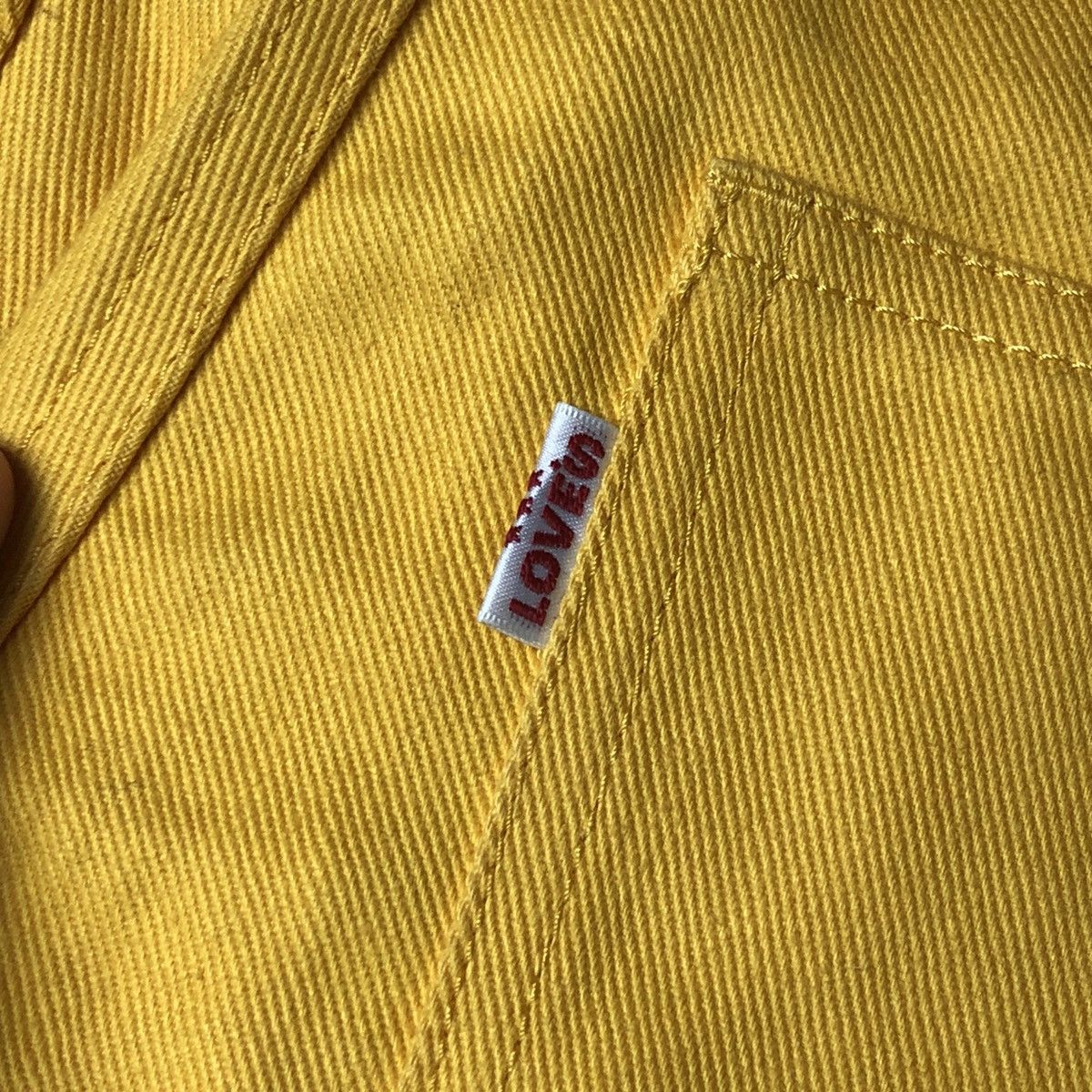 Hysteric Glamour 1990s Ozone Community - Yellow Flared Denim Pants Size US 29 - 9 Thumbnail