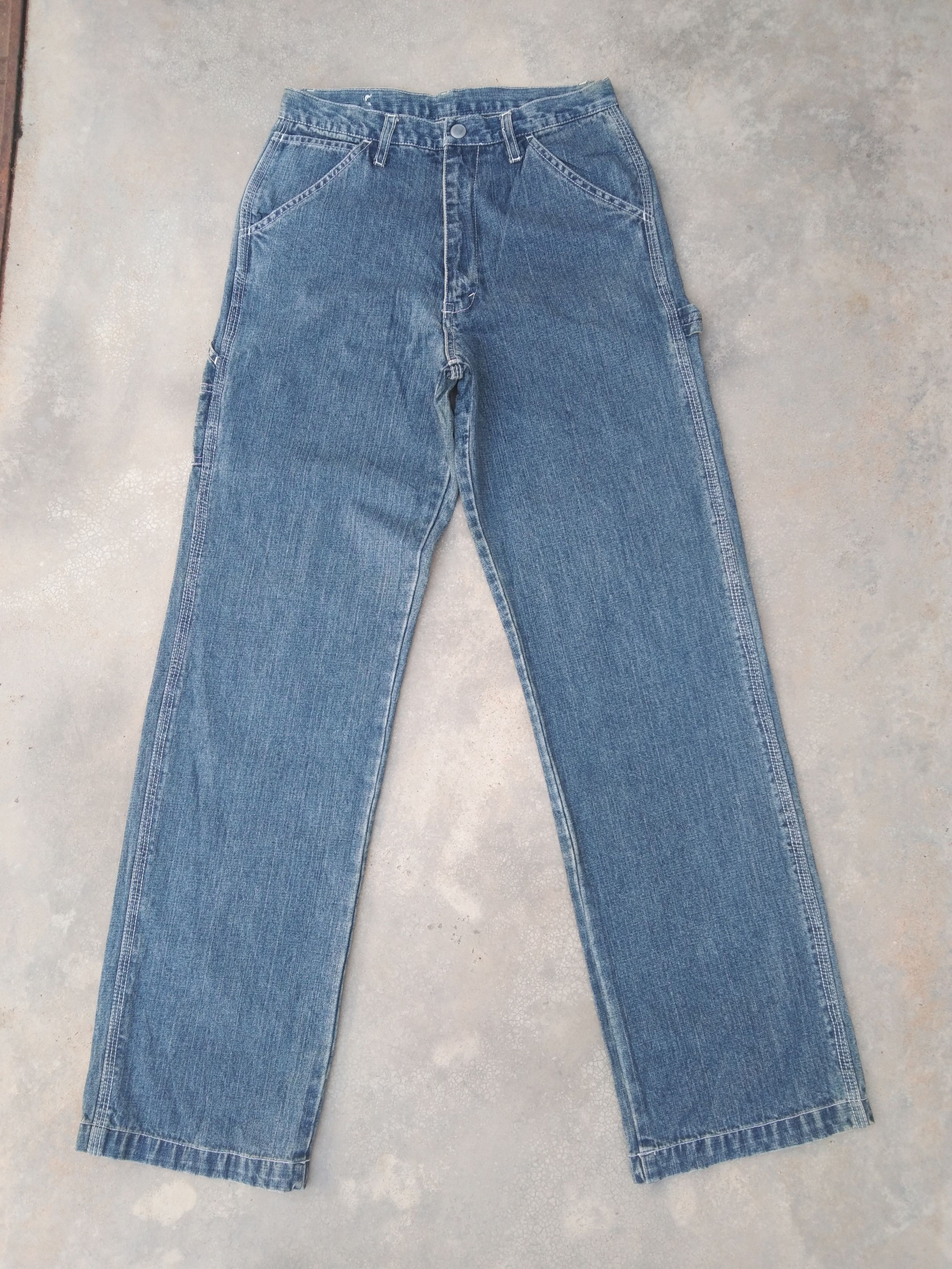 Japanese Brand × Jean × Vintage Vintage Bobson Japanese Brand Carpenter Jeans 28x32 Size US 28 / EU 44 - 4 Thumbnail