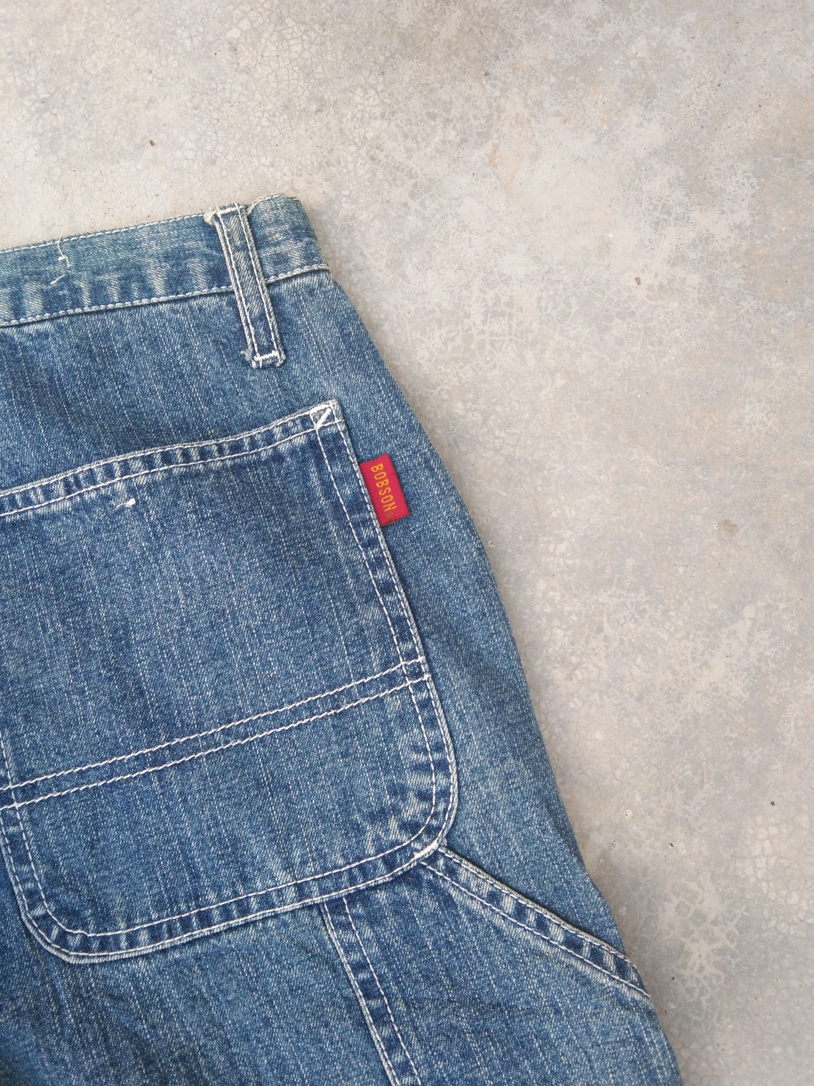 Japanese Brand × Jean × Vintage Vintage Bobson Japanese Brand Carpenter Jeans 28x32 Size US 28 / EU 44 - 7 Thumbnail