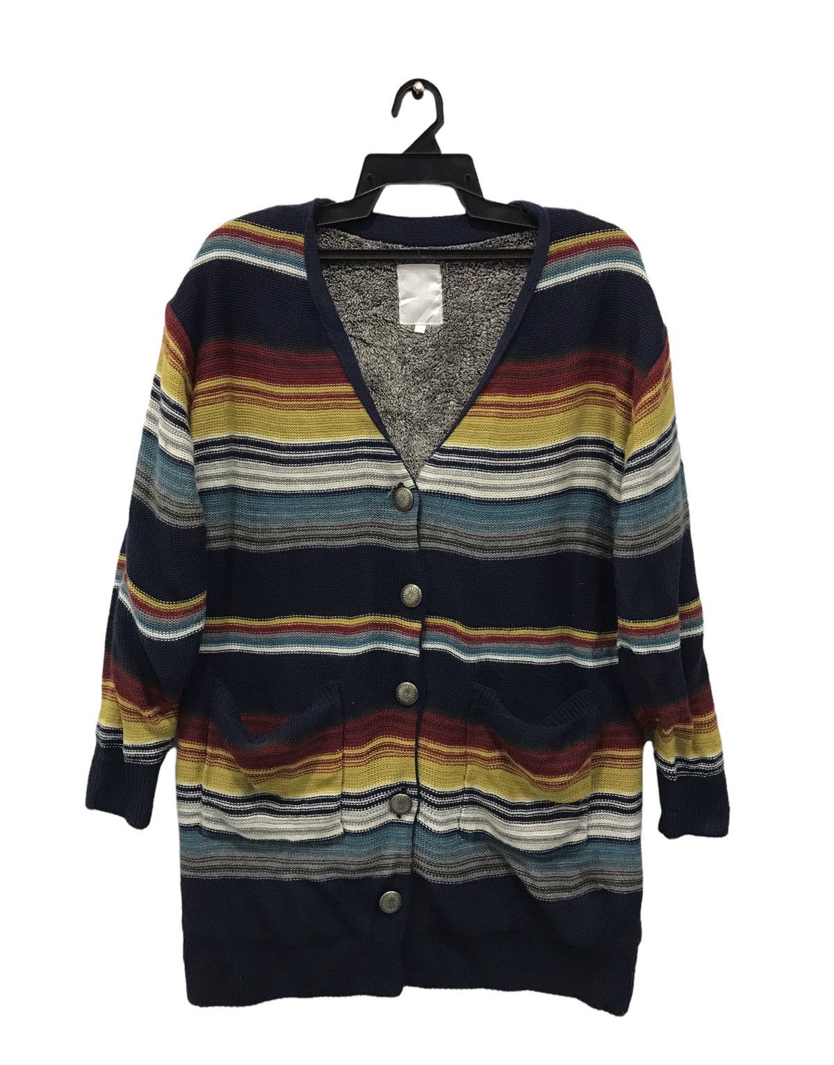 image of Designer Power To The People Knitwear in Navy, Men's (Size Medium)