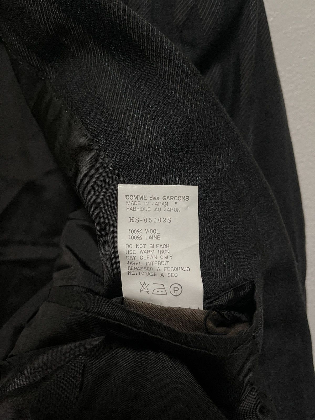 Comme des Garcons × Japanese Brand × Rei Kawakubo Comme Des Garcons Homme Blazer Stripes Size US S / EU 44-46 / 1 - 8 Thumbnail