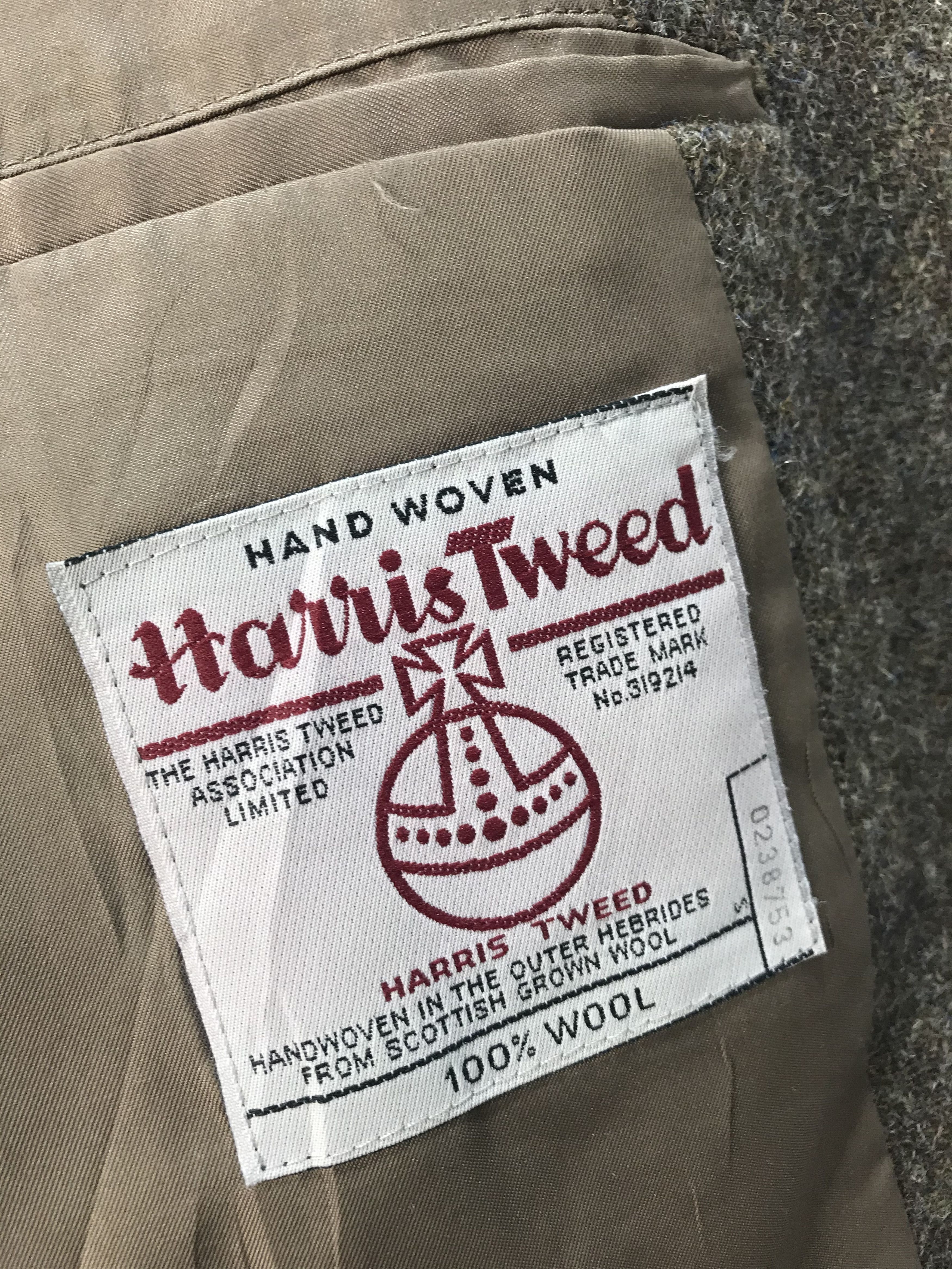 Harris Tweed Vintage Harris Tweed Coat Wool Jacket Size US M / EU 48-50 / 2 - 8 Thumbnail