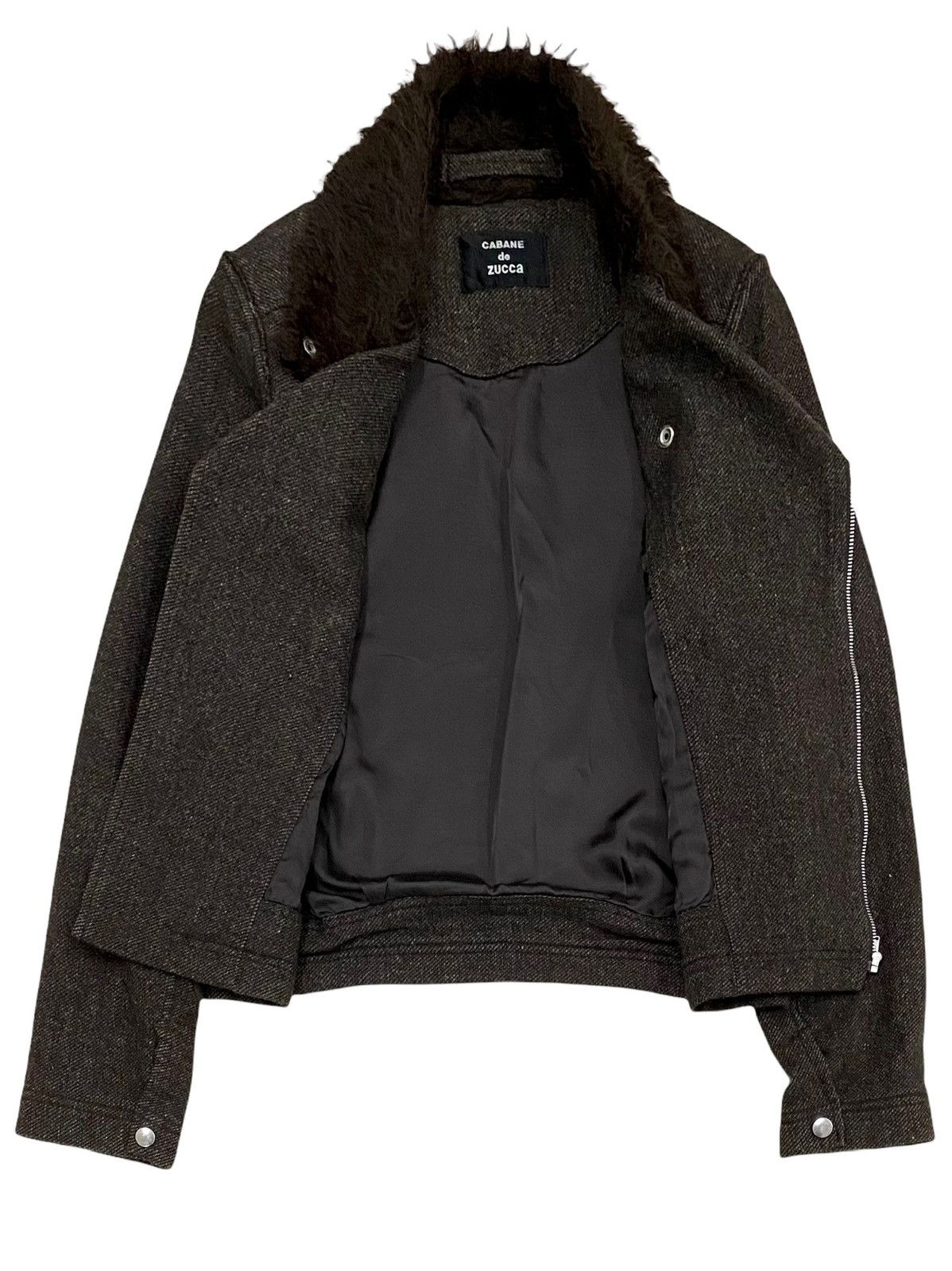 CABANE de ZUCCa × Designer × Issey Miyake VTG CABANE DE ZUCCA BIG SPELLOUT FLEECE JACKET ISSEY MIYAKE Size S / US 4 / IT 40 - 16 Thumbnail