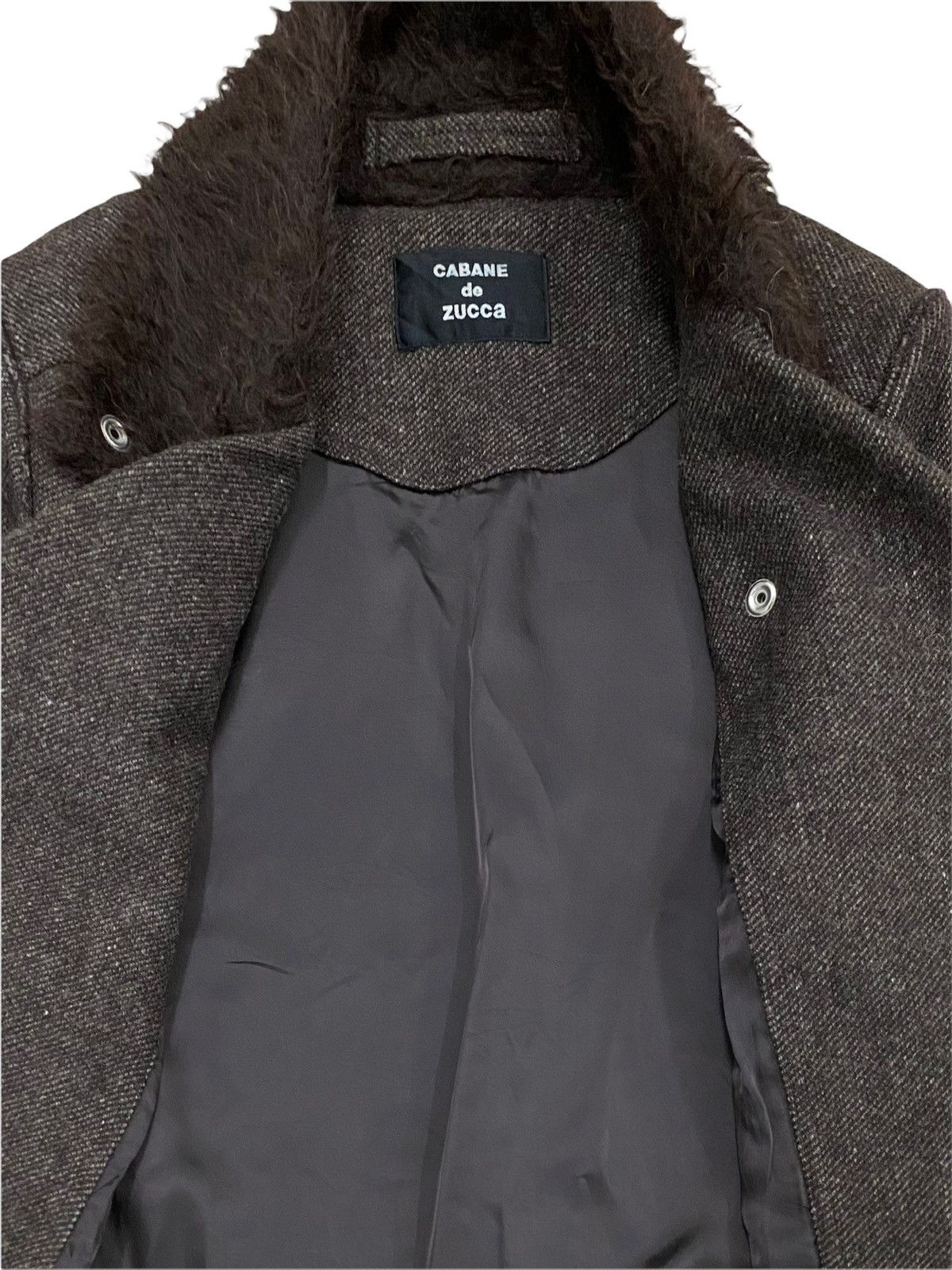 CABANE de ZUCCa × Designer × Issey Miyake VTG CABANE DE ZUCCA BIG SPELLOUT FLEECE JACKET ISSEY MIYAKE Size S / US 4 / IT 40 - 17 Thumbnail