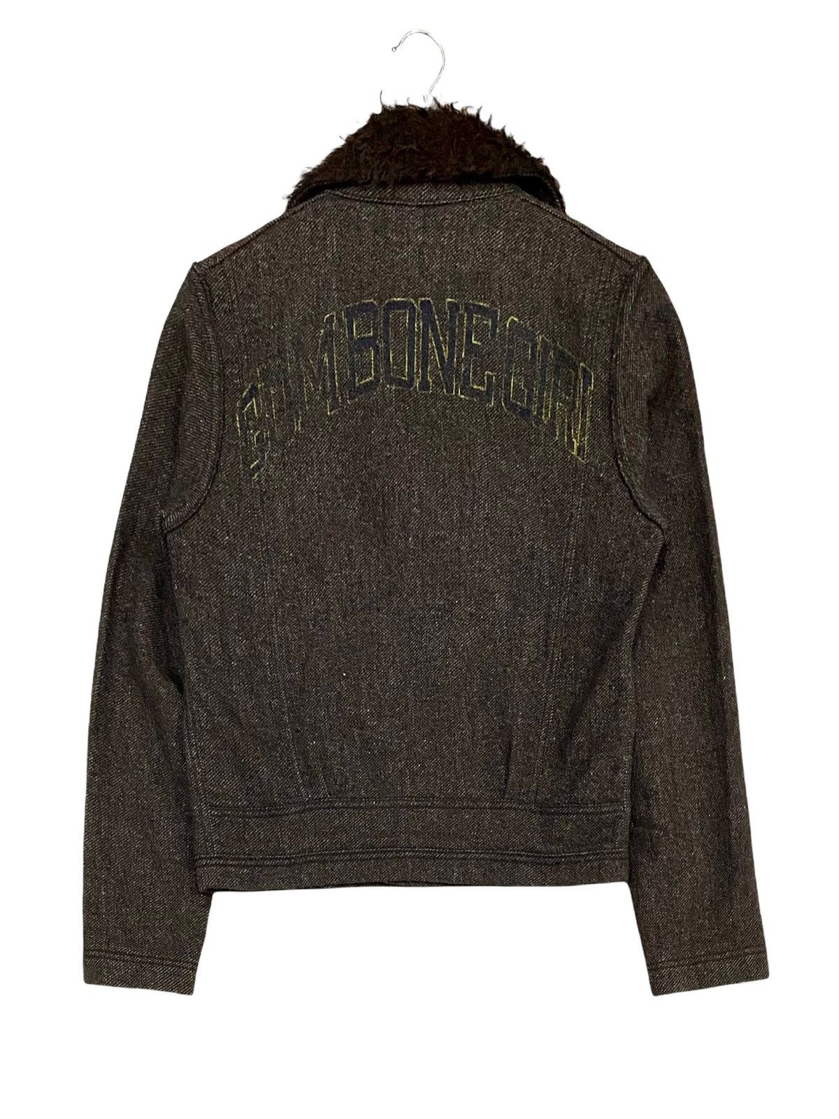 CABANE de ZUCCa × Designer × Issey Miyake VTG CABANE DE ZUCCA BIG SPELLOUT FLEECE JACKET ISSEY MIYAKE Size S / US 4 / IT 40 - 2 Thumbnail