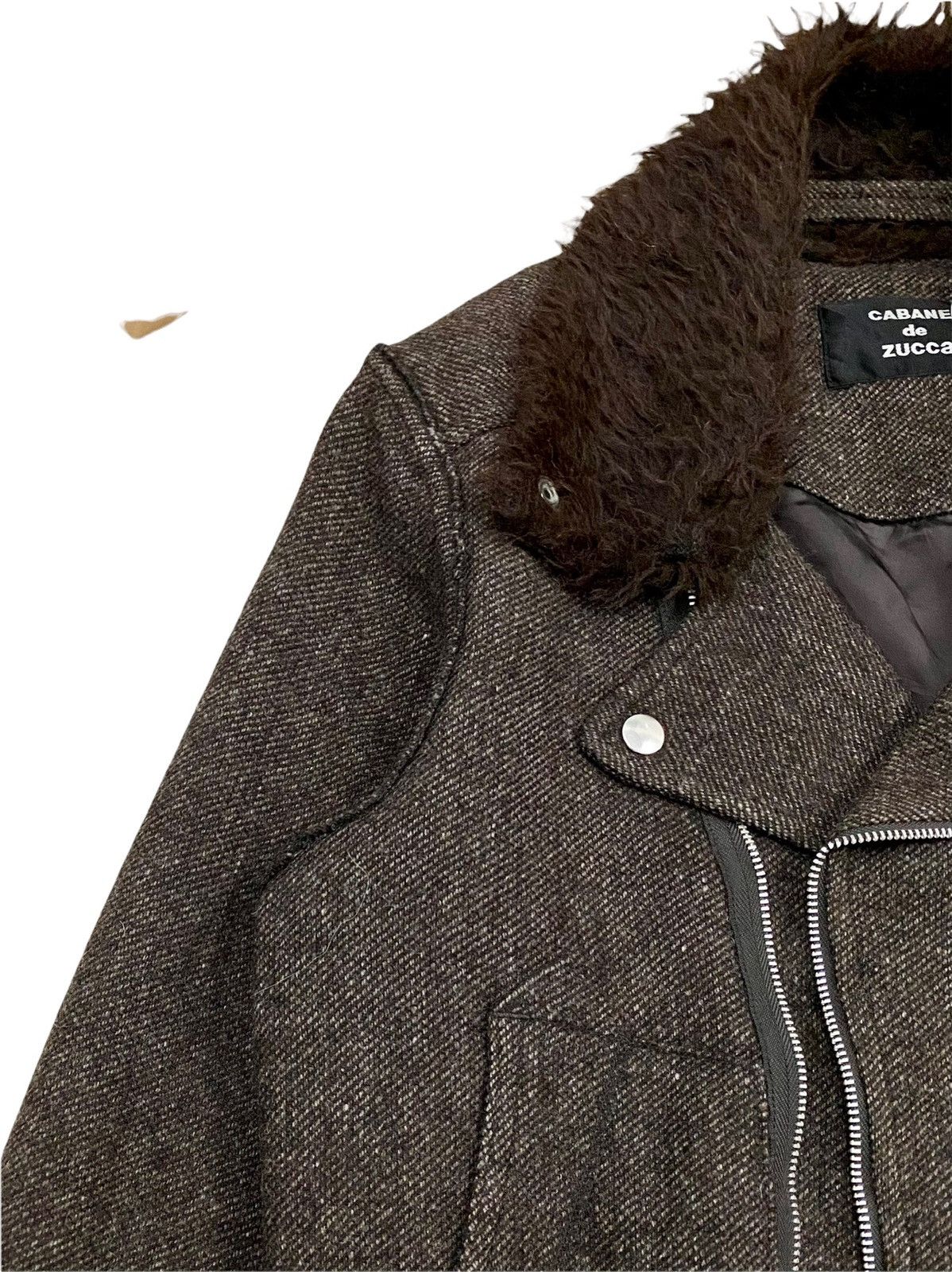 CABANE de ZUCCa × Designer × Issey Miyake VTG CABANE DE ZUCCA BIG SPELLOUT FLEECE JACKET ISSEY MIYAKE Size S / US 4 / IT 40 - 6 Thumbnail