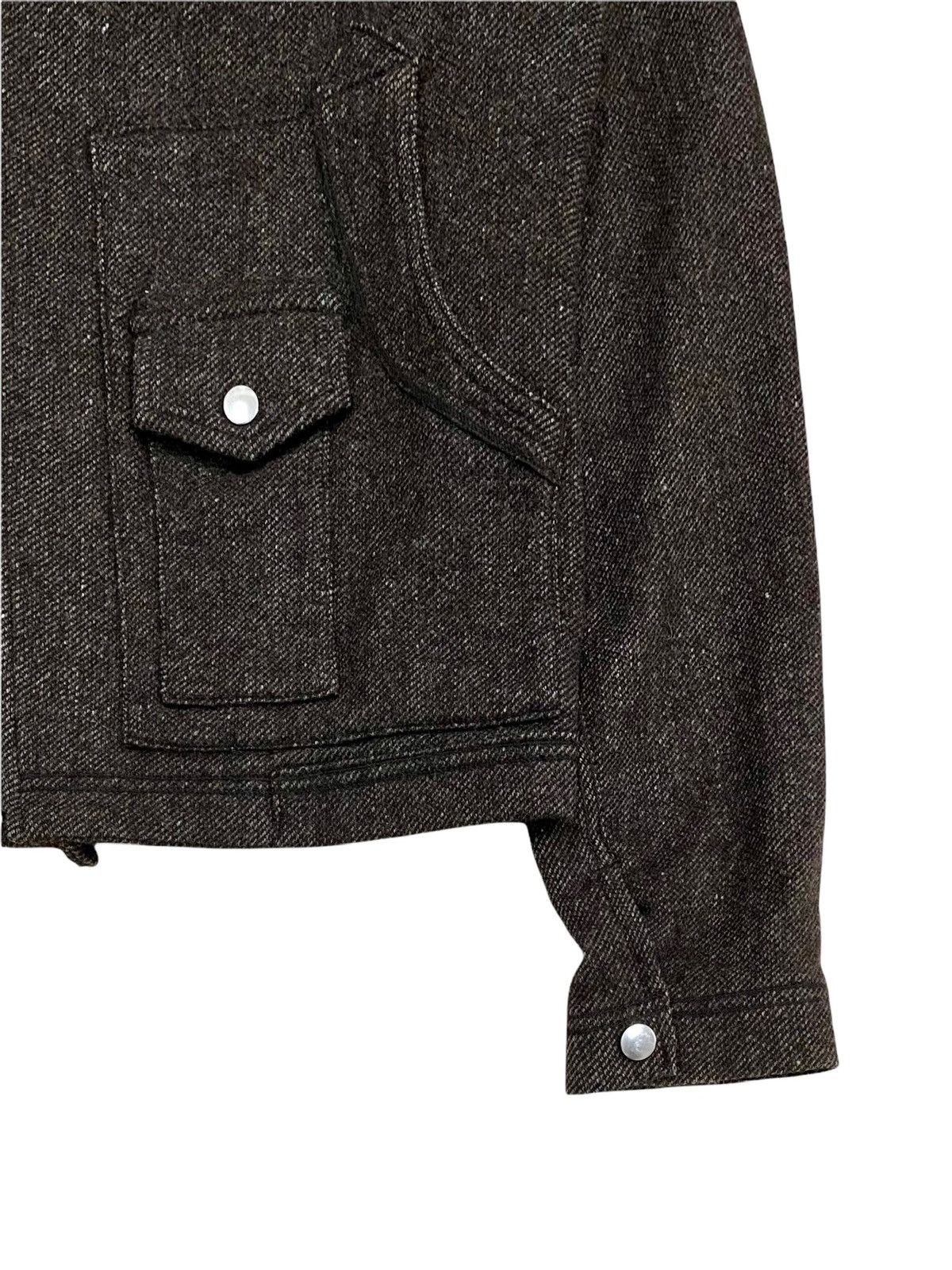 CABANE de ZUCCa × Designer × Issey Miyake VTG CABANE DE ZUCCA BIG SPELLOUT FLEECE JACKET ISSEY MIYAKE Size S / US 4 / IT 40 - 9 Thumbnail