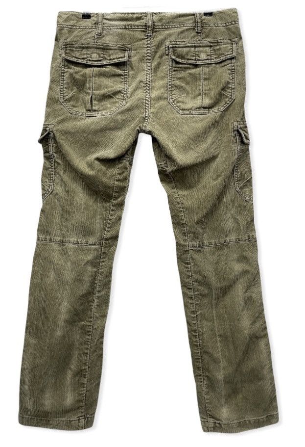 Vintage 🔥BACK NUMBER Transcript Of Military Record Corduroy Cargo Size US 33 - 6 Thumbnail