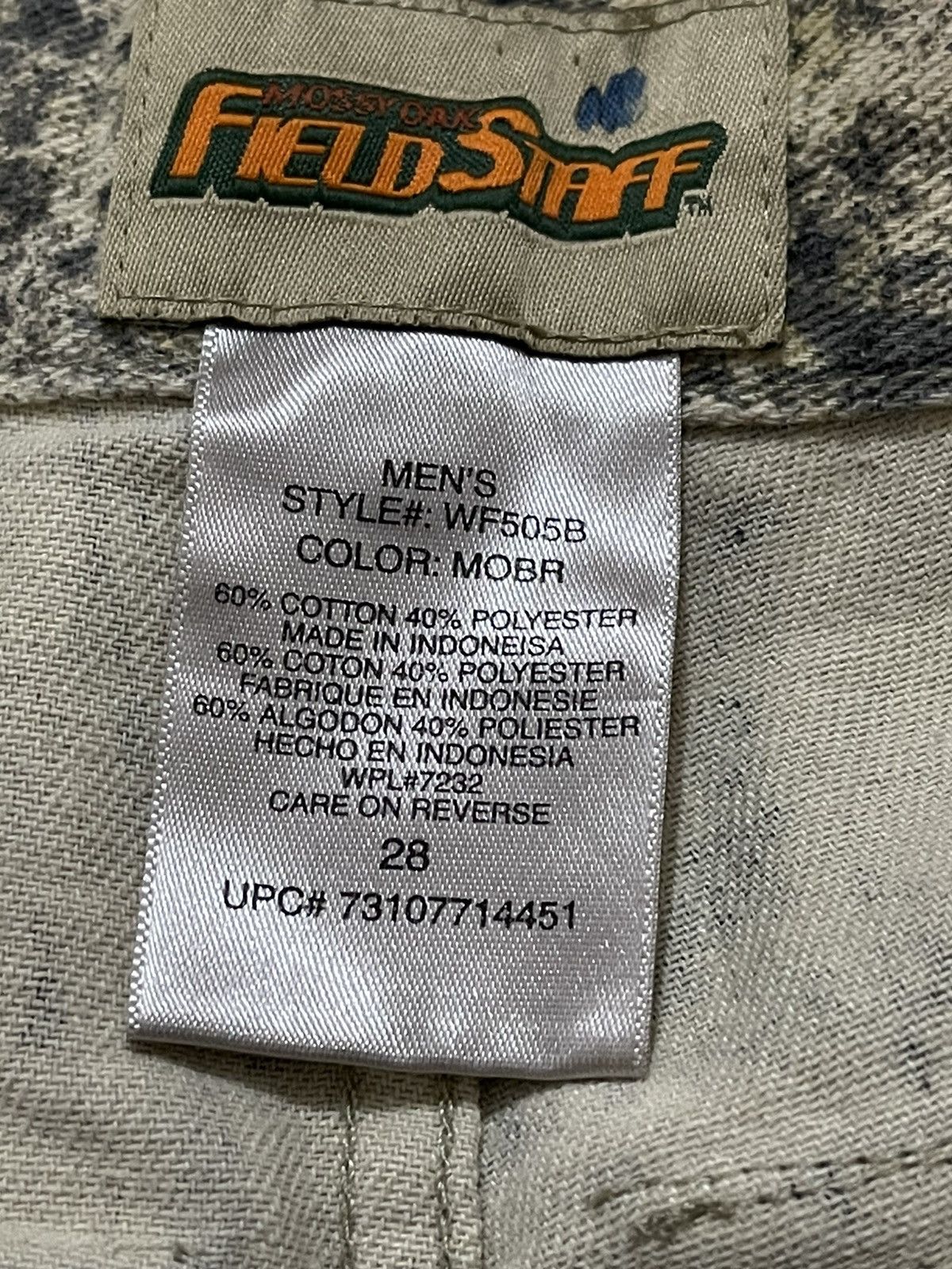 Field & Stream × Mossy Oaks Mossy Oak Overwatch Camouflage Cargo Pants Size US 28 / EU 44 - 5 Thumbnail