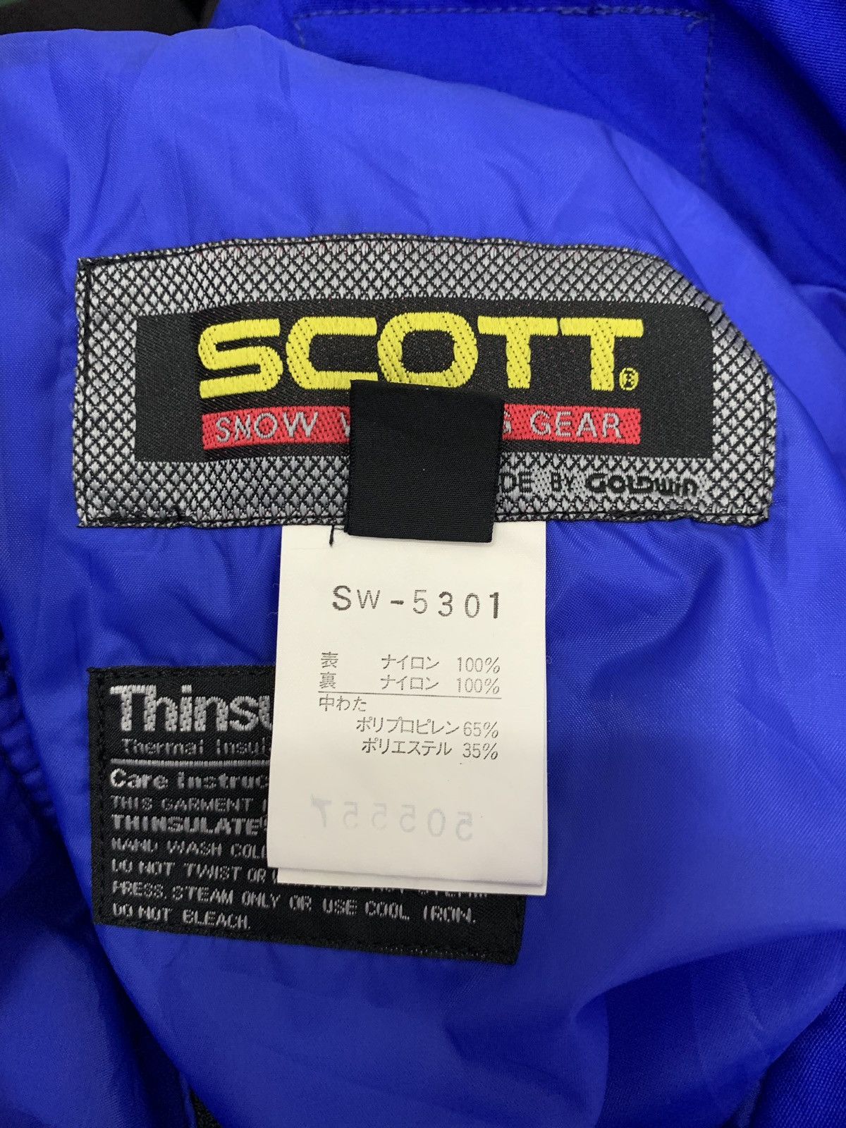 Goldwin × Sports Specialties Scott Made By Goldwin Japanese Brand Overall Ski Wear Size US 33 - 11 Thumbnail