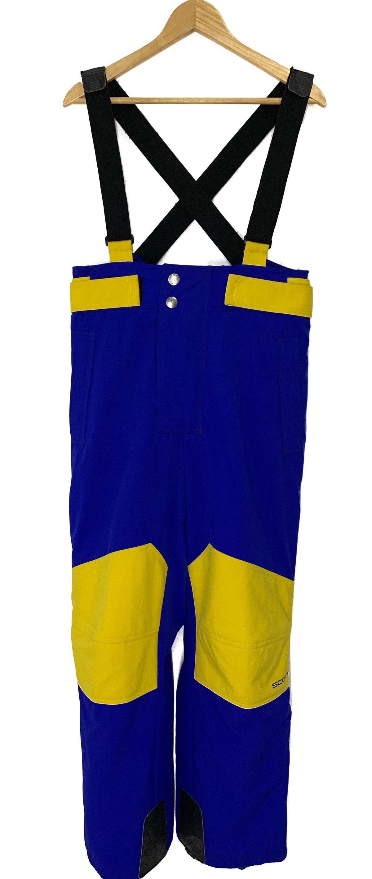 image of Scott Made By Goldwin Overall Ski Wear in Blue Yellow, Men's (Size 33)