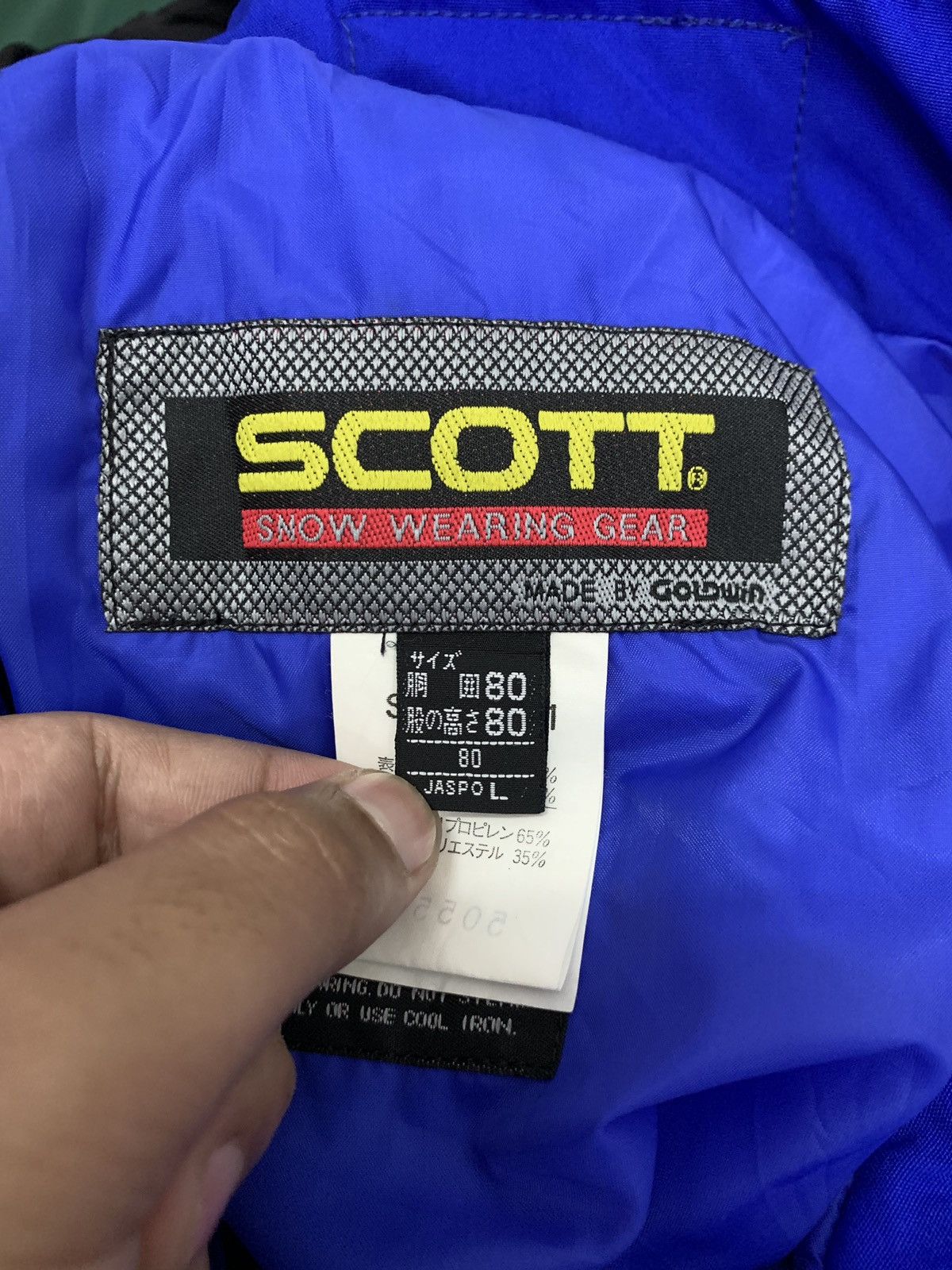 Goldwin × Sports Specialties Scott Made By Goldwin Japanese Brand Overall Ski Wear Size US 33 - 10 Thumbnail