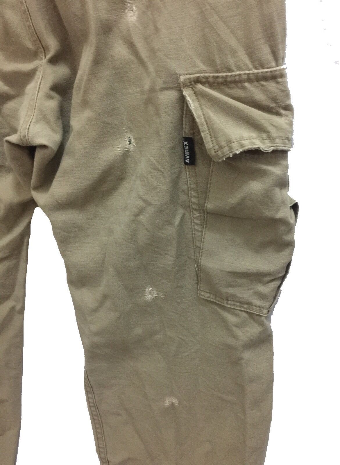 Avirex × Japanese Brand Avirex Distressed Military Cargo Pant Size US 33 - 4 Thumbnail