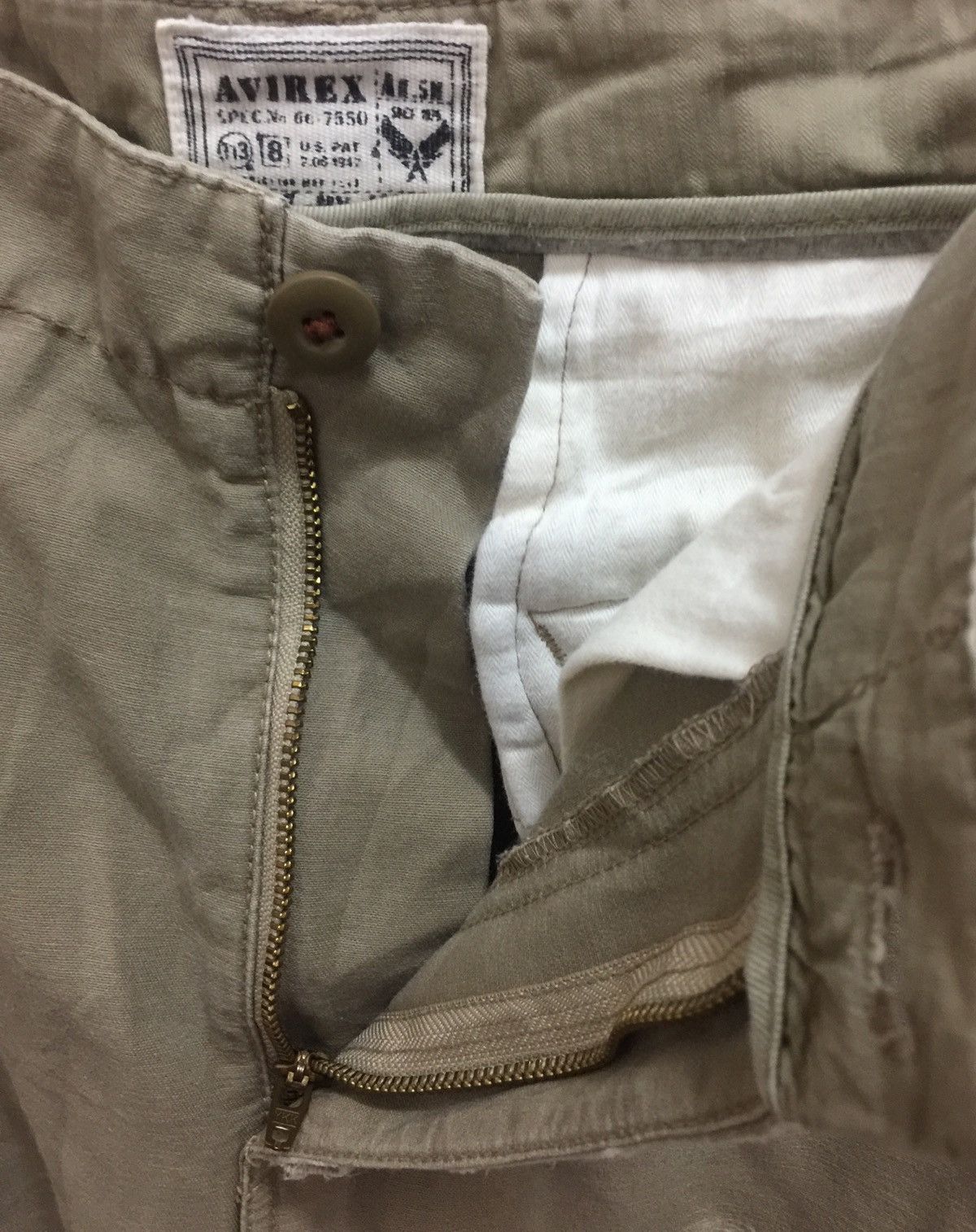 Avirex × Japanese Brand Avirex Distressed Military Cargo Pant Size US 33 - 6 Thumbnail