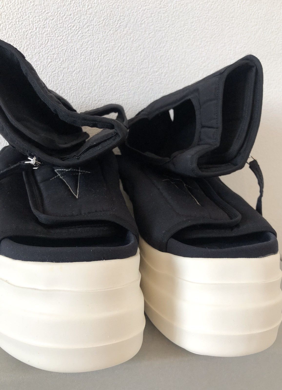 Rick Owens NEW 💣 DOUBLE BUMPER CARGO PENTAGRAM VICIOUS SANDALS Size US 8 / EU 41 - 8 Thumbnail