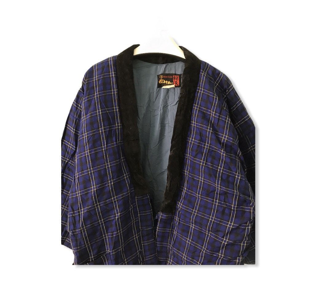 Japanese Brand Japanese Traditional Hanten Stripe Kimono Japan Style Size US XL / EU 56 / 4 - 2 Thumbnail