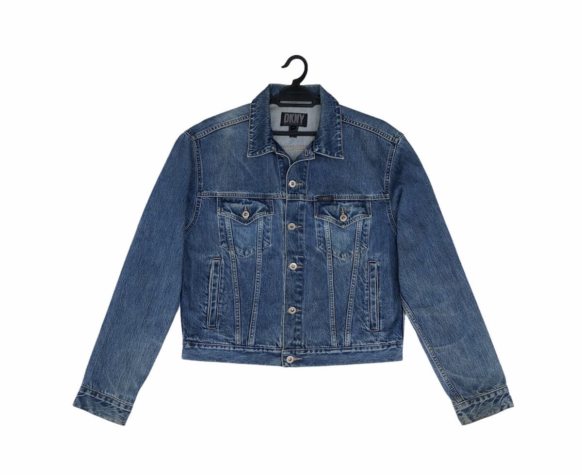 DKNY Vintage DKNY Denim Trucker Jacket Size US M / EU 48-50 / 2 - 9 Thumbnail