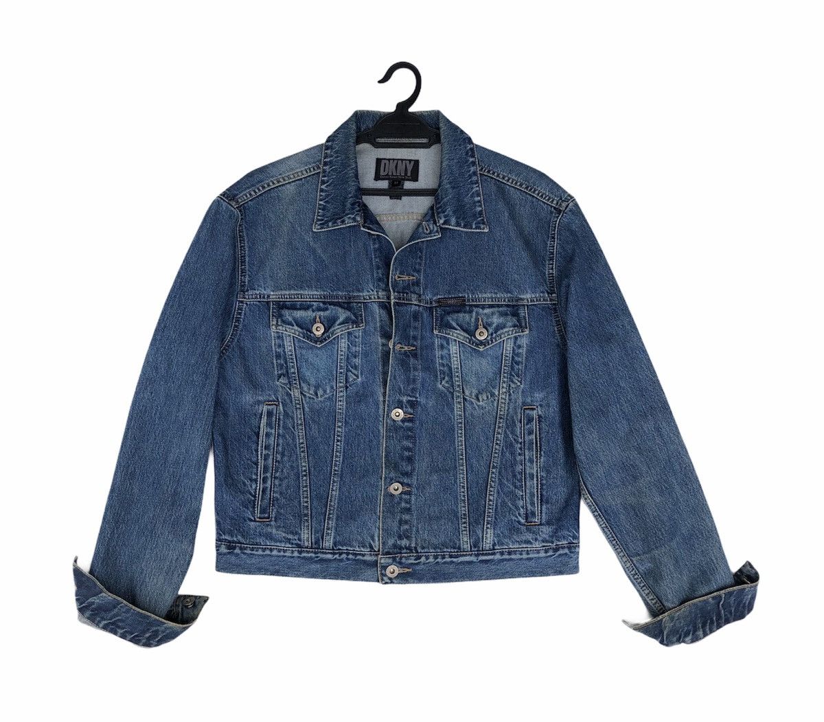 DKNY Vintage DKNY Denim Trucker Jacket Size US M / EU 48-50 / 2 - 1 Thumbnail