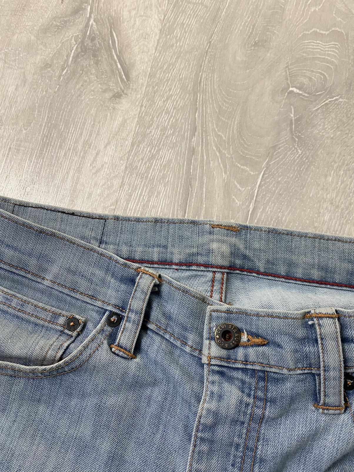 Levi's × Vintage Levi’s 513 vintage baby blue jeans black tab denim pants Size US 32 / EU 48 - 6 Thumbnail