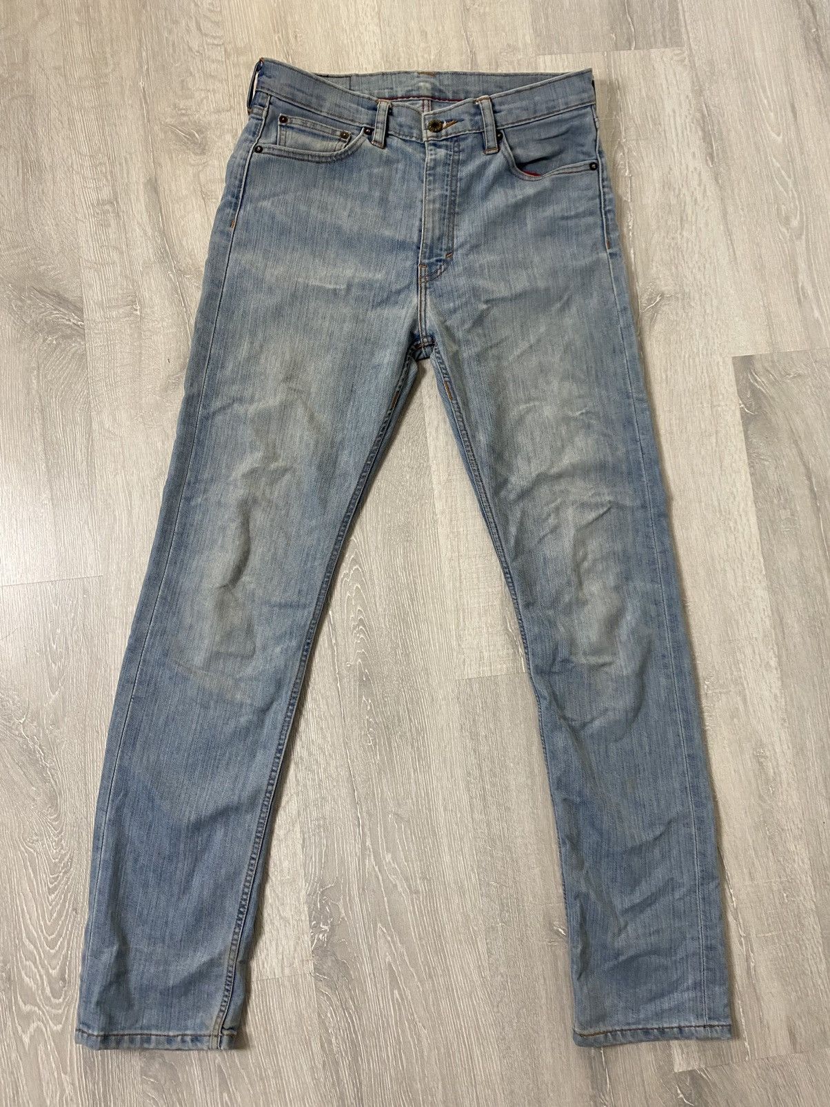 Levi's × Vintage Levi’s 513 vintage baby blue jeans black tab denim pants Size US 32 / EU 48 - 4 Thumbnail
