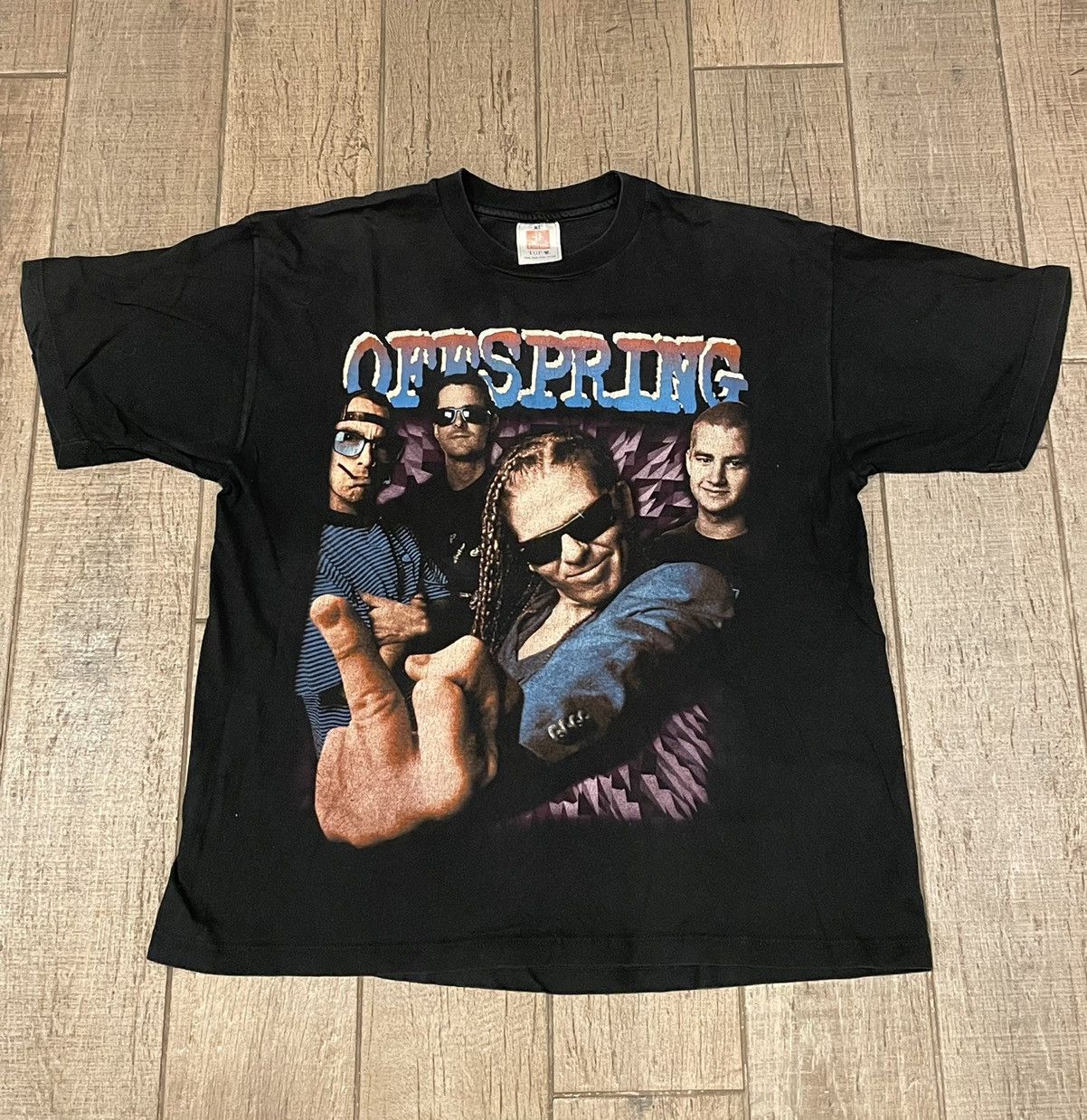 Band Tees × Vintage Vintage 90s The offspring smash Rap Tee bootleg t ...