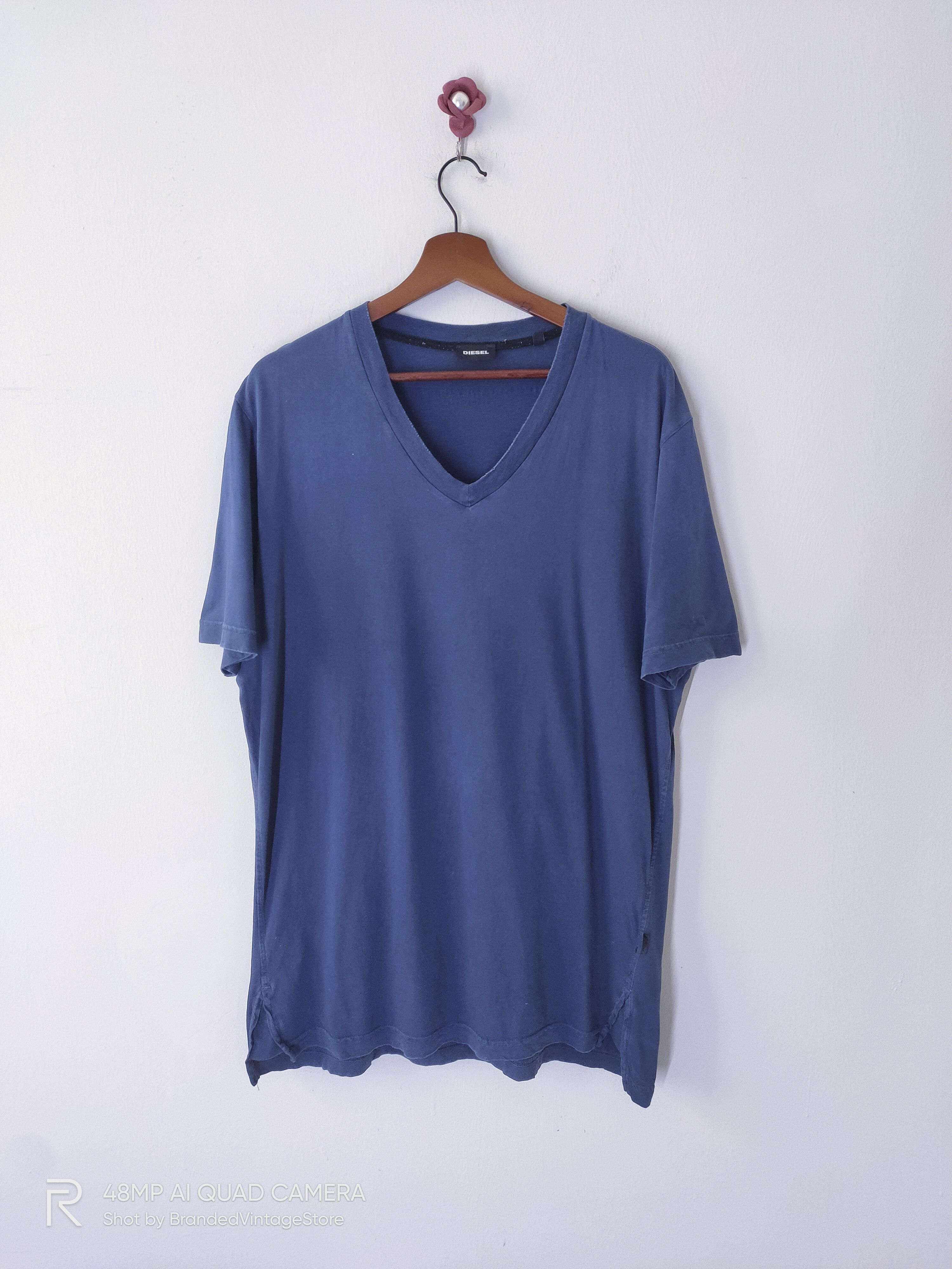 Diesel DIESEL Faux Leather Superior Only The Brave Streetwear Tee Size US L / EU 52-54 / 3 - 1 Thumbnail