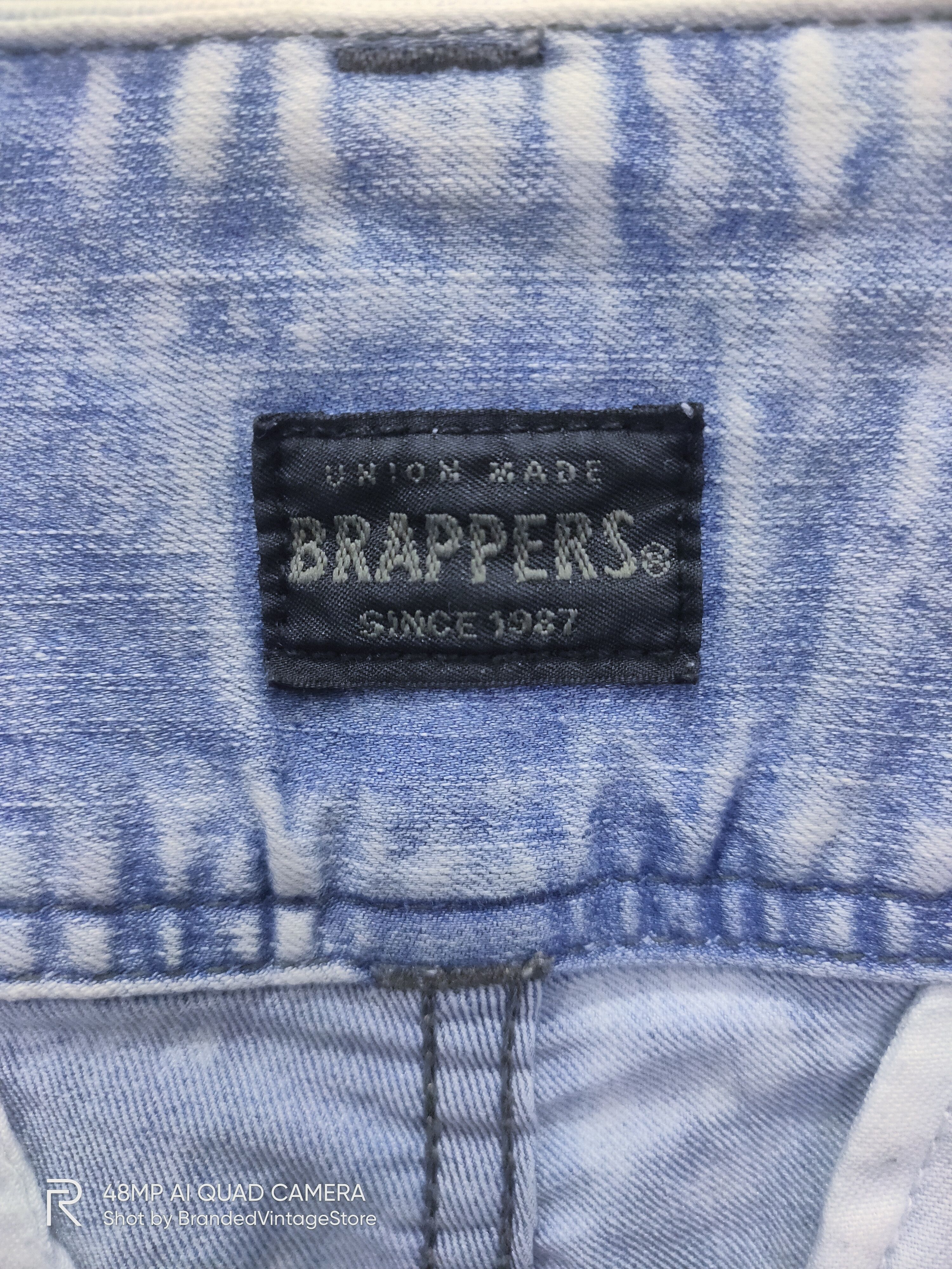 Japanese Brand BRAPPERS Skinny Slimfit Stretch Tie Dye Tactical Cargo Pant Size US 28 / EU 44 - 19 Thumbnail