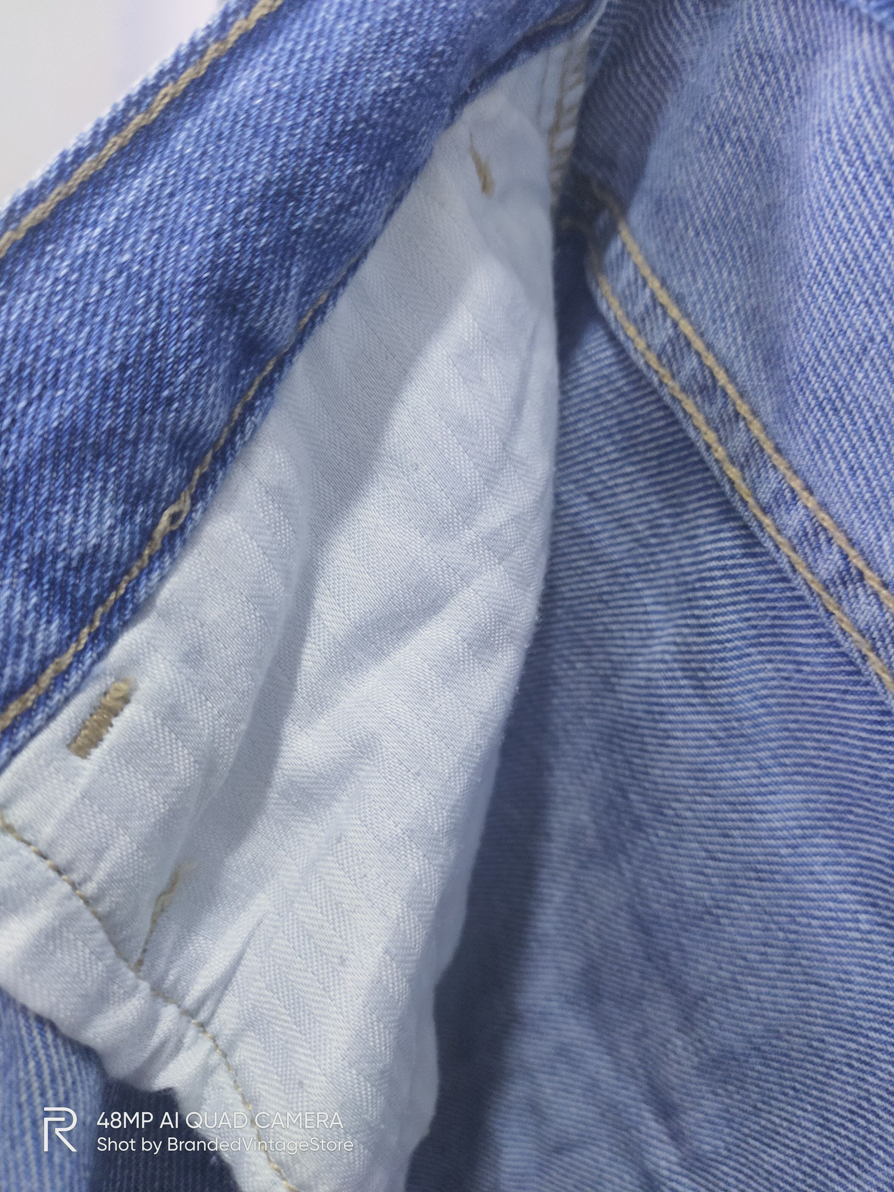 Gap Vintage GAP 1969 Acid Wash Punk Style Distressed Denim Jean Size US 29 - 12 Thumbnail