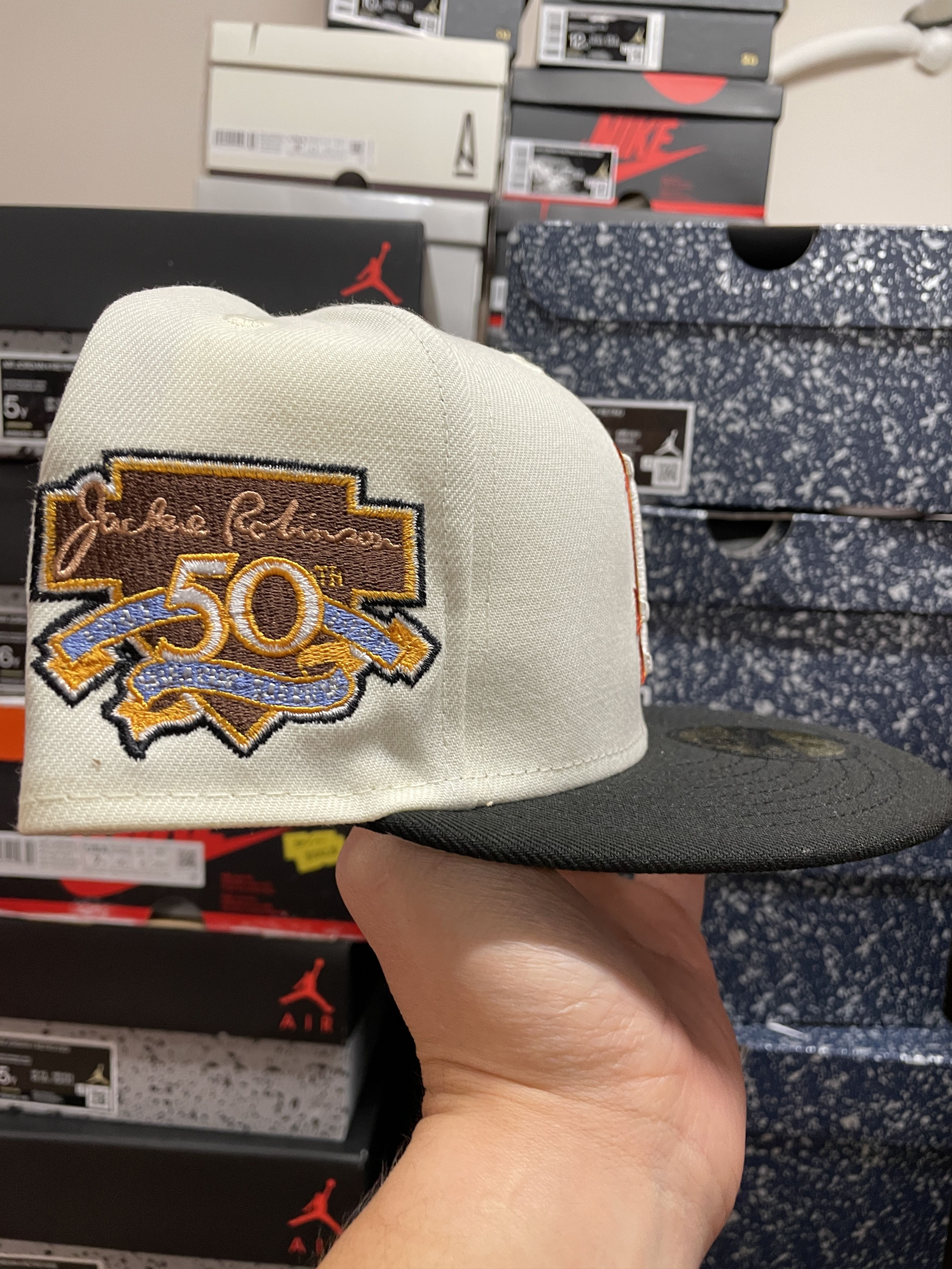 MLB × New Era 7 3/8 Pulp Fiction Los Angeles LA Dodgers 50th Jackie Size ONE SIZE - 3 Thumbnail