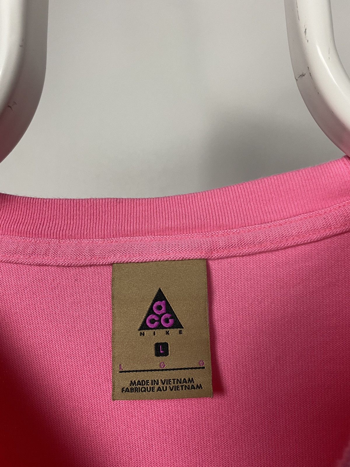 Nike × Nike ACG Nike ACG pink cargo sweatshirt nylon pocket Size US L / EU 52-54 / 3 - 5 Thumbnail