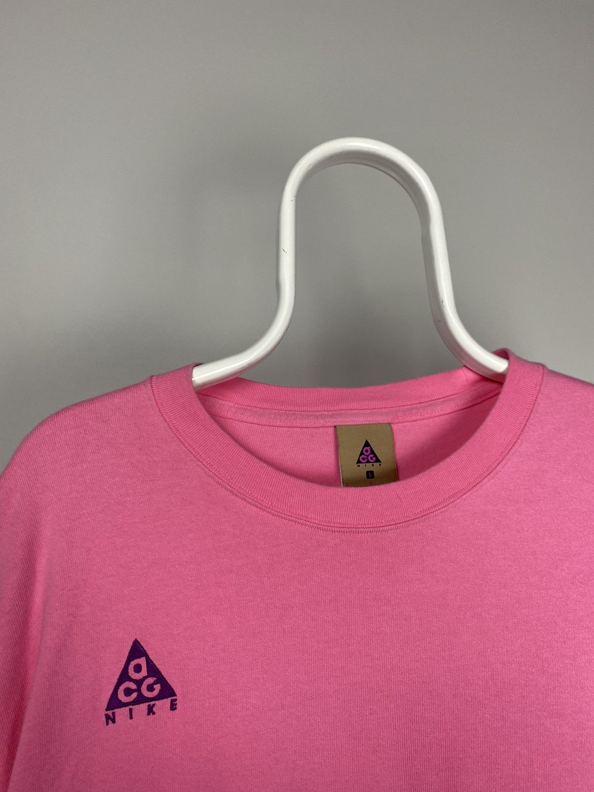 Nike × Nike ACG Nike ACG pink cargo sweatshirt nylon pocket Size US L / EU 52-54 / 3 - 3 Thumbnail