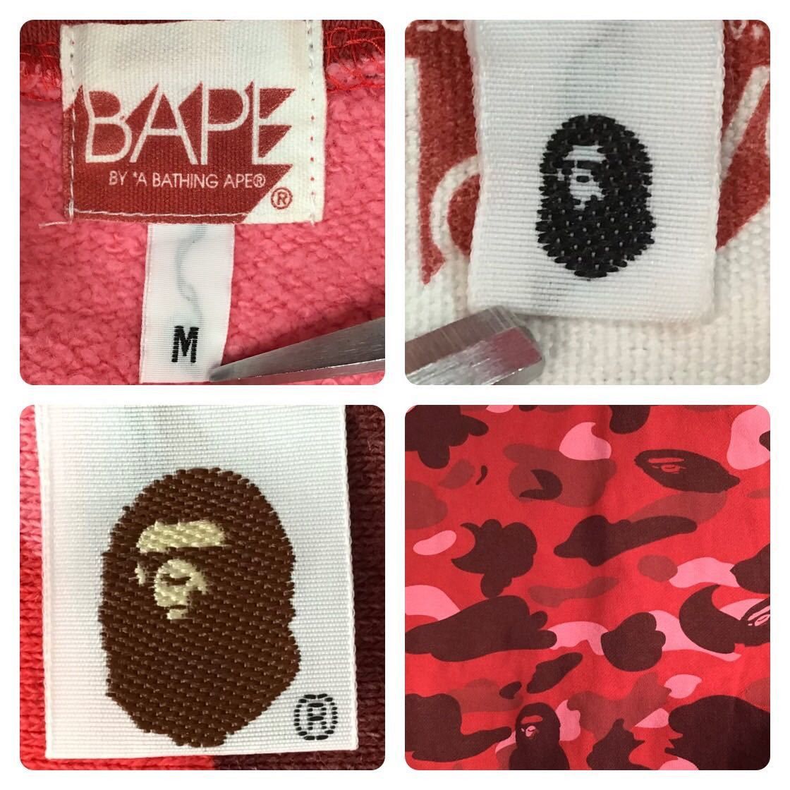 Bape × Nigo BAPE camo zip hoodie vest a bathing ape red camo Size US M / EU 48-50 / 2 - 5 Thumbnail