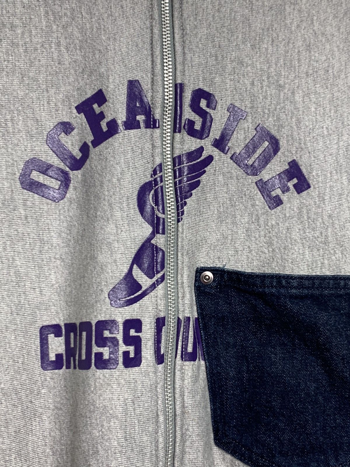 Champion Vintage Champion Reverse Weave Zipper Crewneck Sweatshirt Size US M / EU 48-50 / 2 - 2 Thumbnail