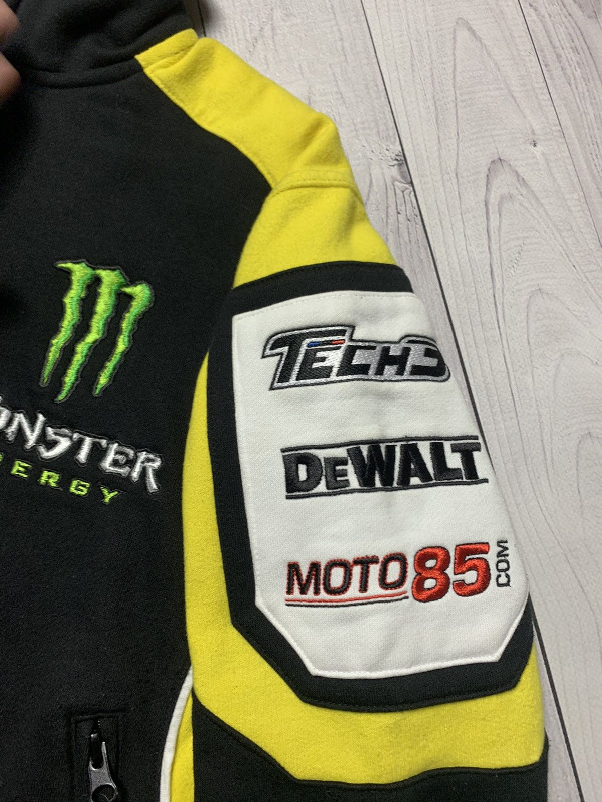 Vintage Vintage Racing jacket monster tech 3 logo Size US S / EU 44-46 / 1 - 4 Thumbnail