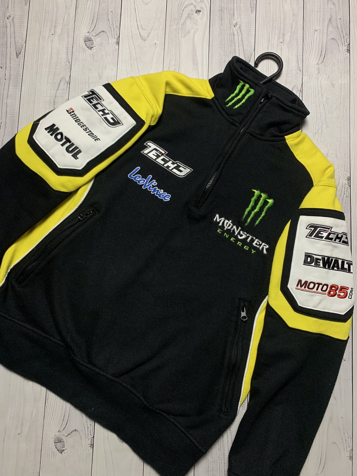 Vintage Vintage Racing jacket monster tech 3 logo Size US S / EU 44-46 / 1 - 2 Thumbnail