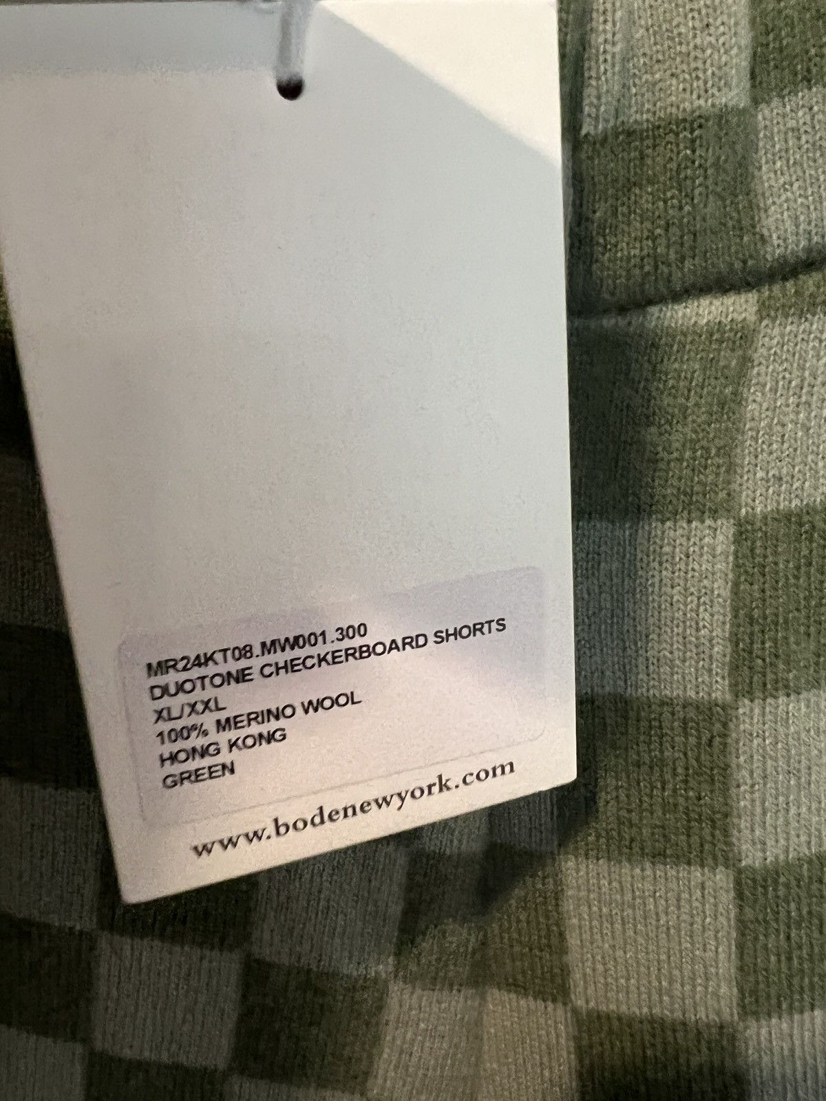 Bode BNWT Bode Green Checker Shorts (Extra Large) Size US 32 / EU 48 - 6 Thumbnail