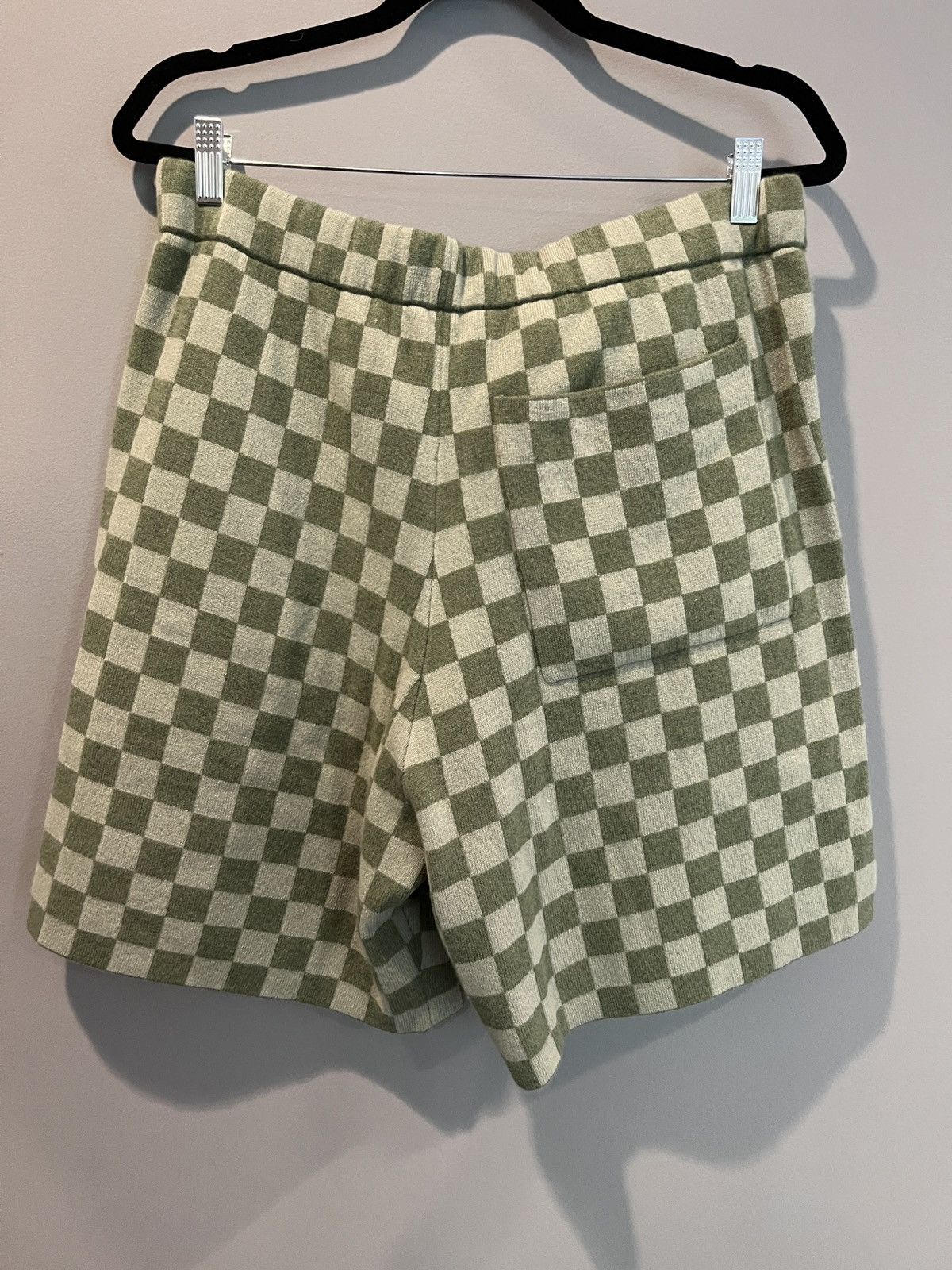 Bode BNWT Bode Green Checker Shorts (Extra Large) Size US 32 / EU 48 - 2 Thumbnail