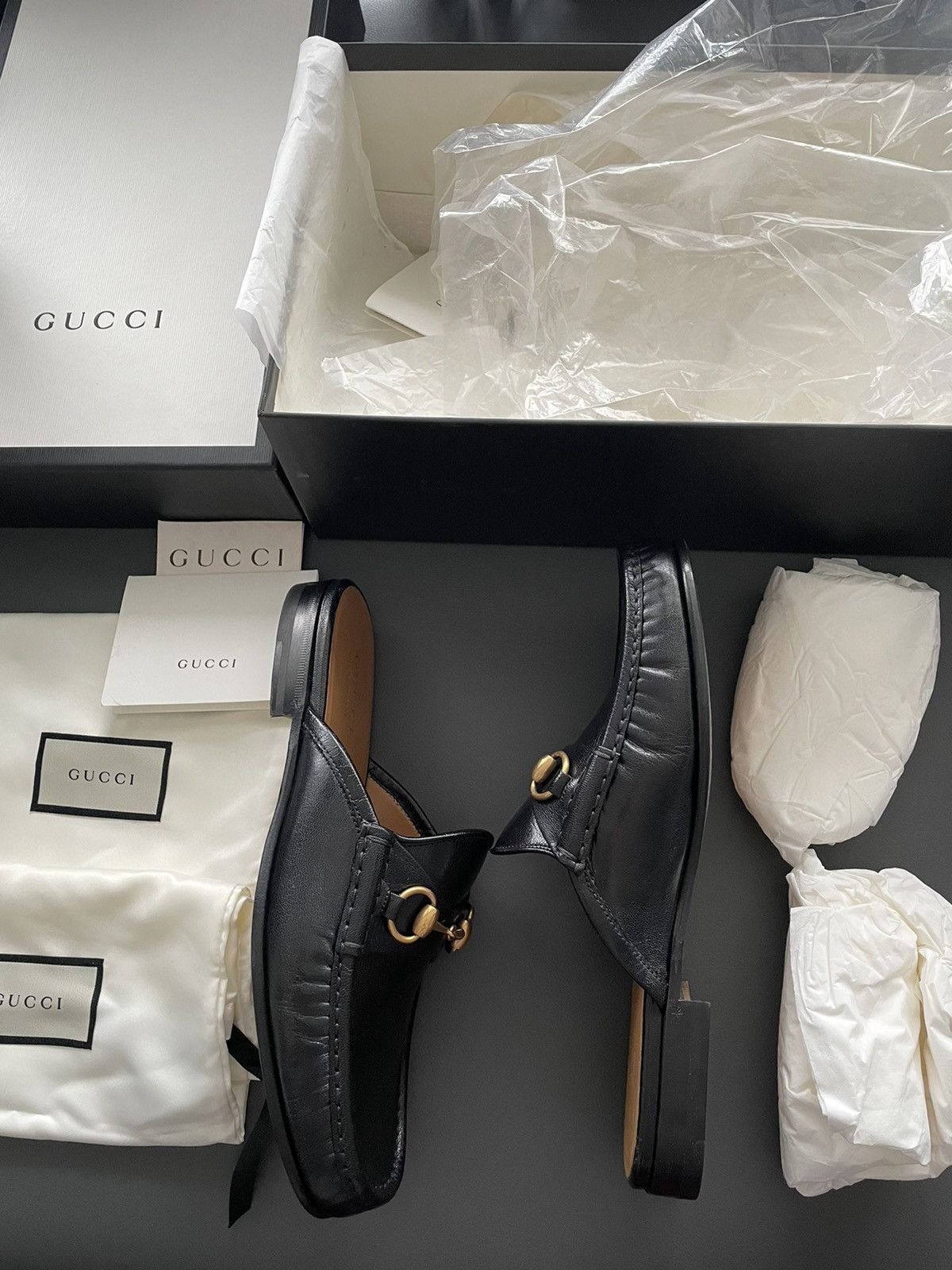 Gucci Super Iconic Sold Out Horsebit Leather Quentin Leather Lofer Size US 8.5 / EU 41-42 - 20 Thumbnail