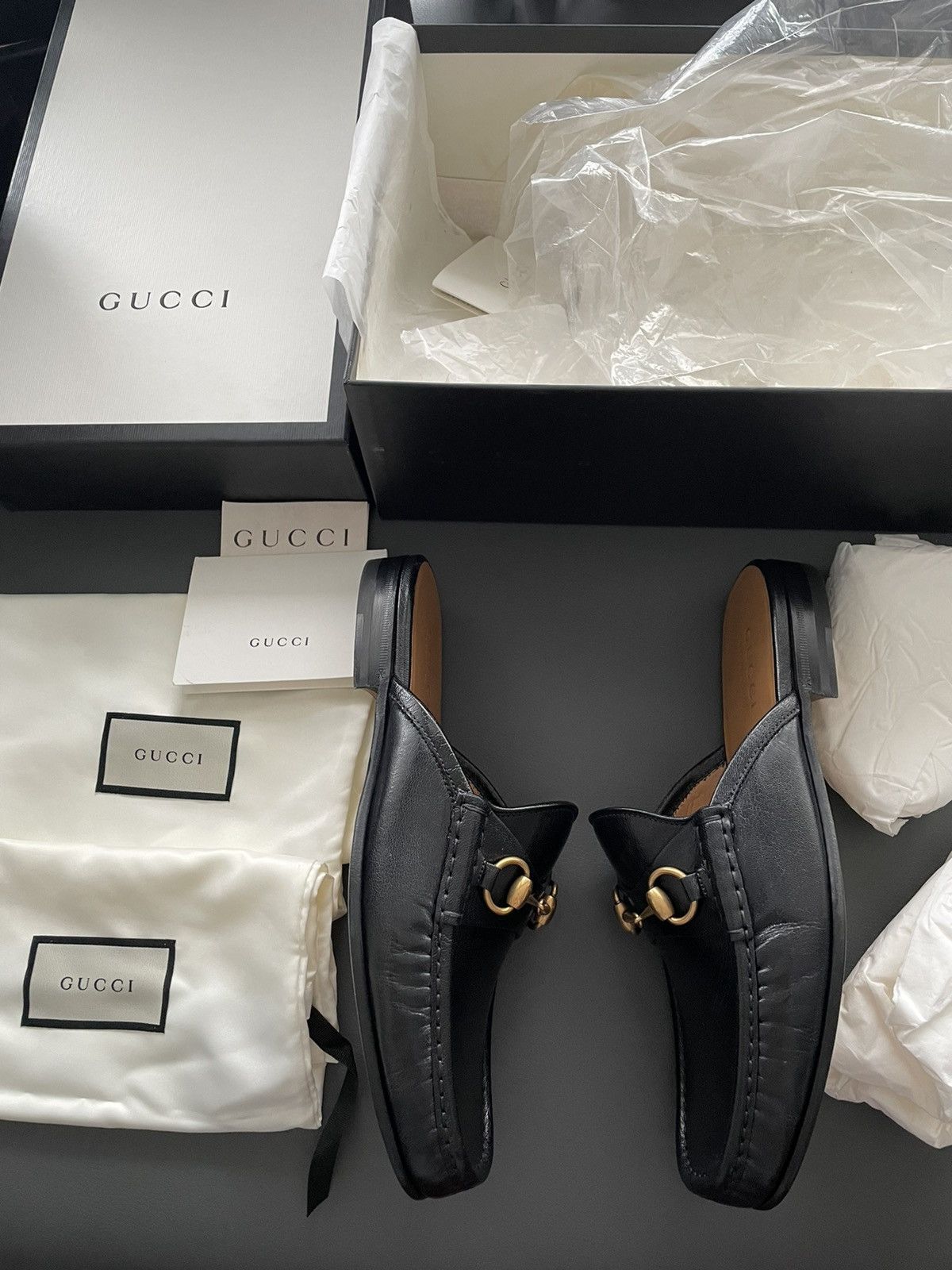 Gucci Super Iconic Sold Out Horsebit Leather Quentin Leather Lofer Size US 8.5 / EU 41-42 - 15 Thumbnail