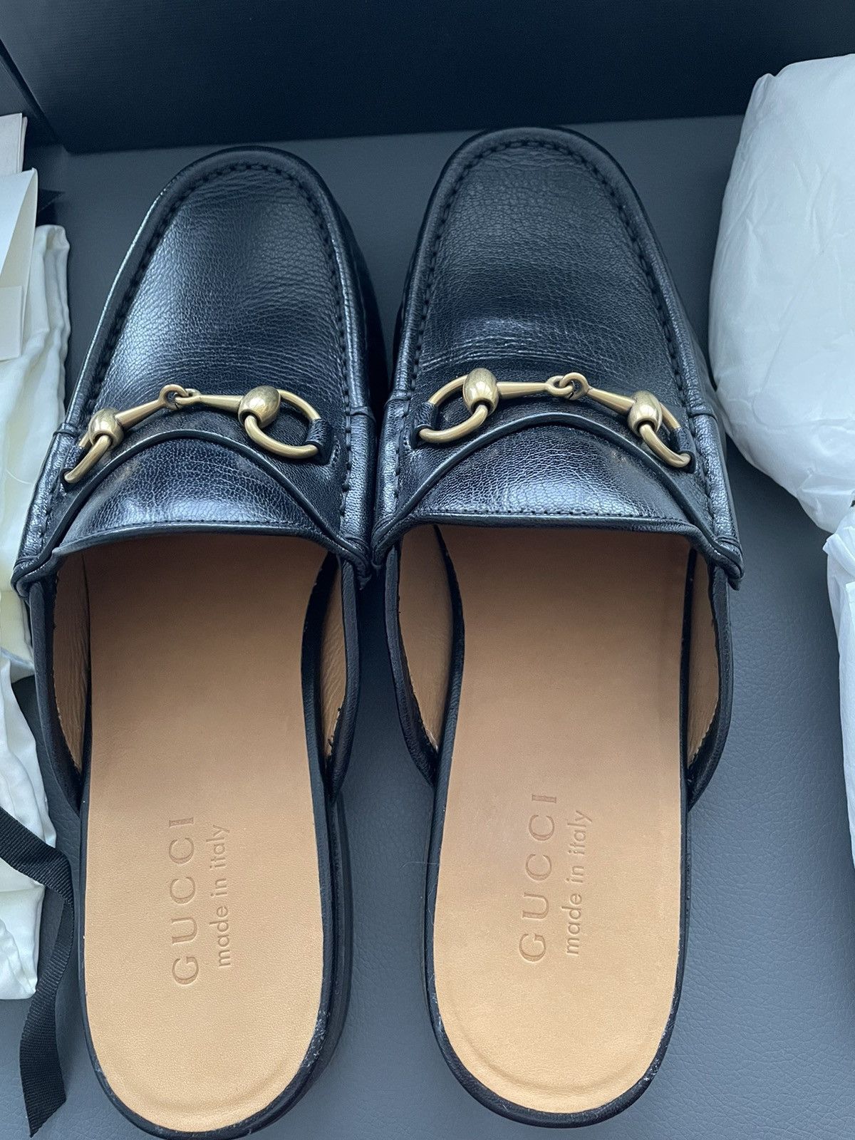Gucci Super Iconic Sold Out Horsebit Leather Quentin Leather Lofer Size US 8.5 / EU 41-42 - 19 Thumbnail